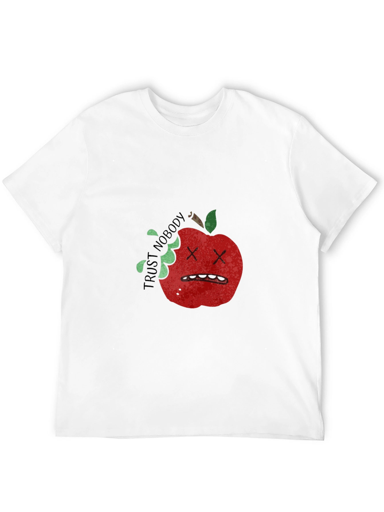 Trust Nobody Apple Graphic Tee
