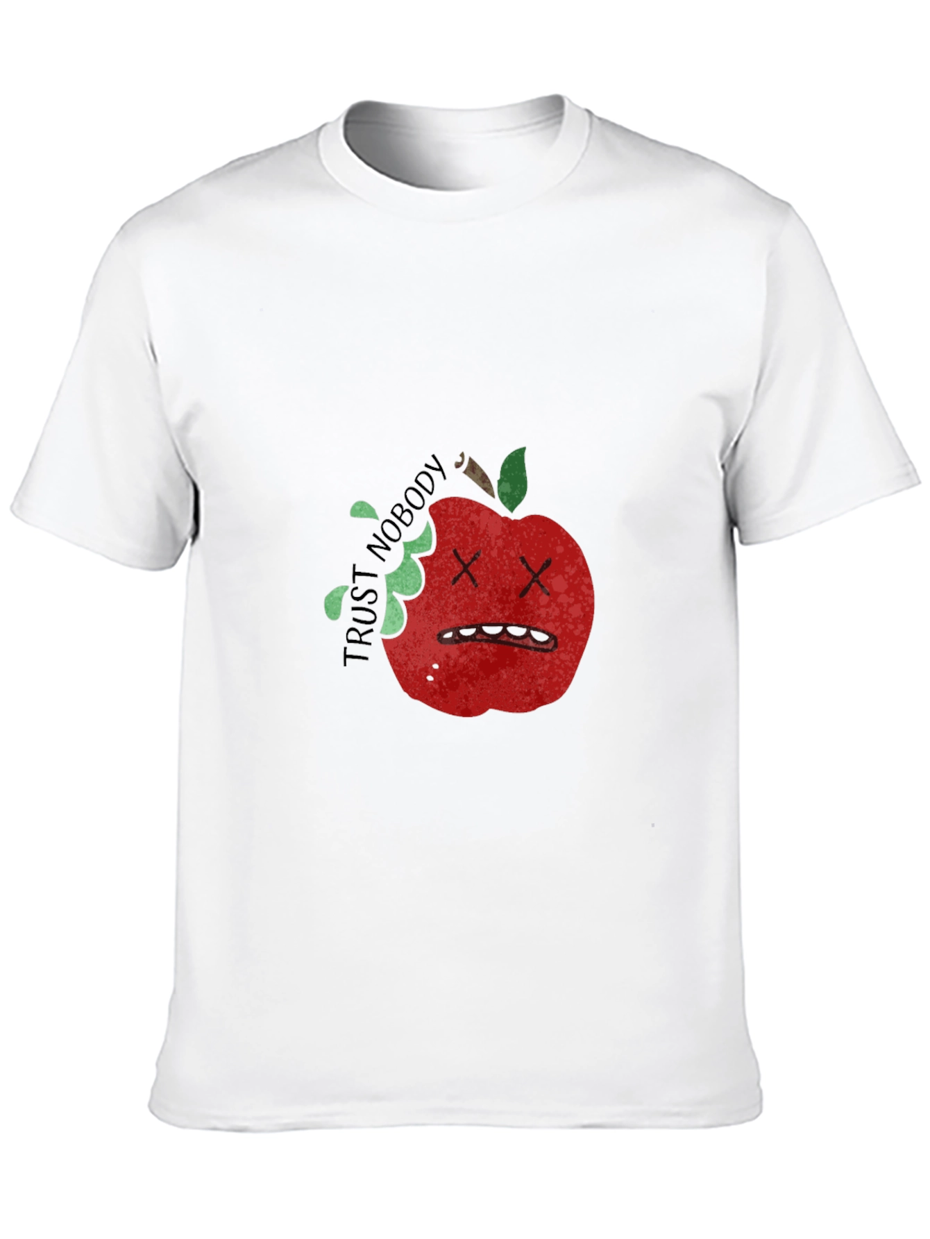 Trust Nobody Apple Graphic Tee