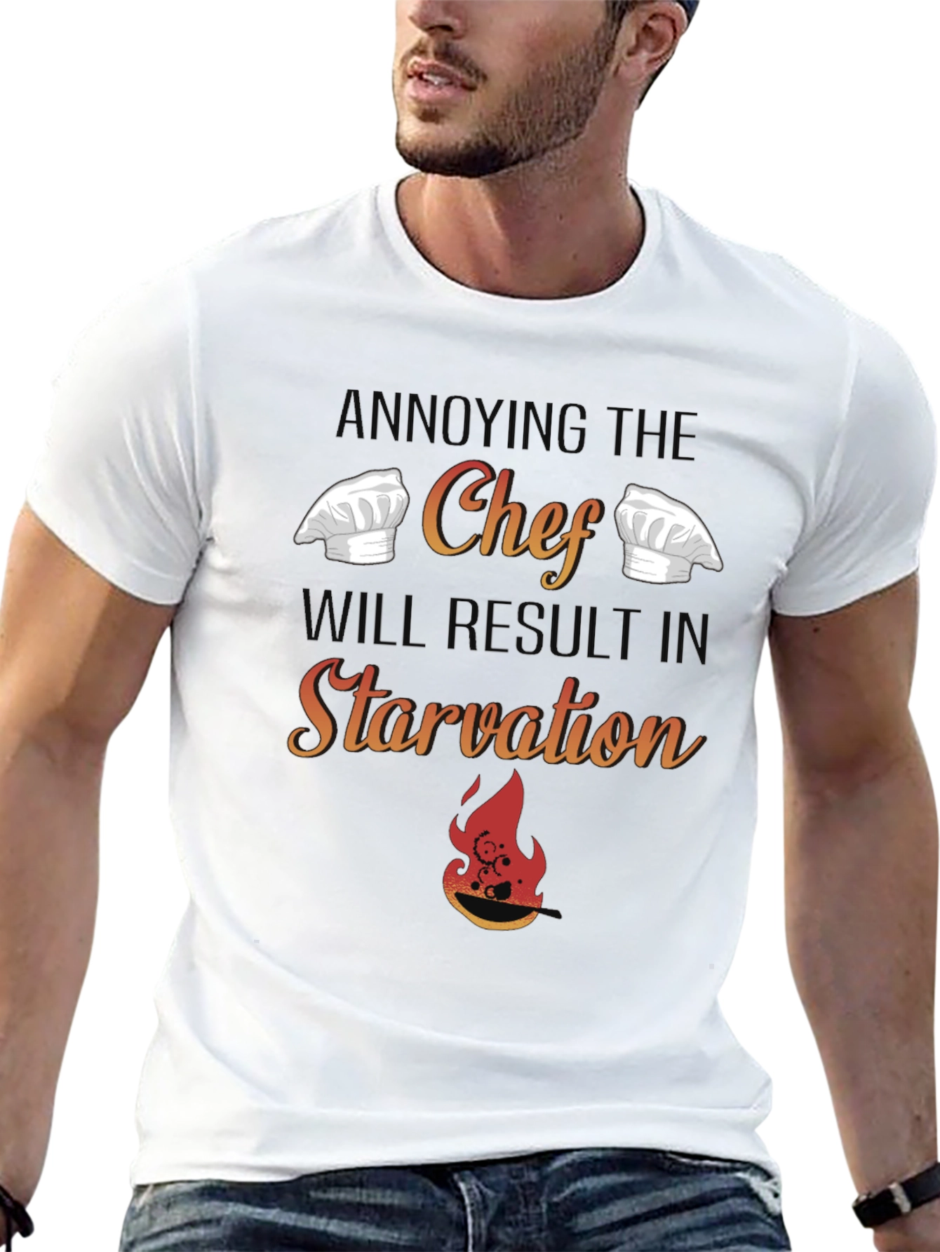 Annoy The Chef Funny Graphic Tee