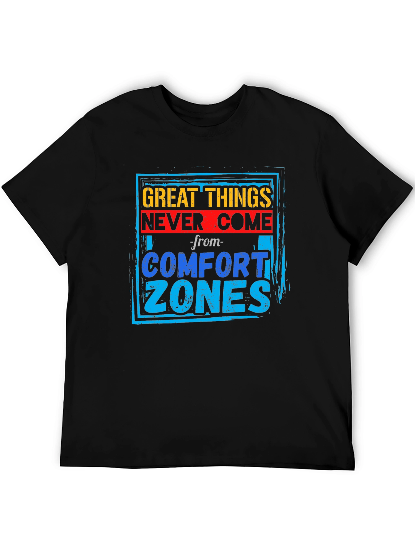Motivational Graphic Tee - Comfort Zone T-Shirt