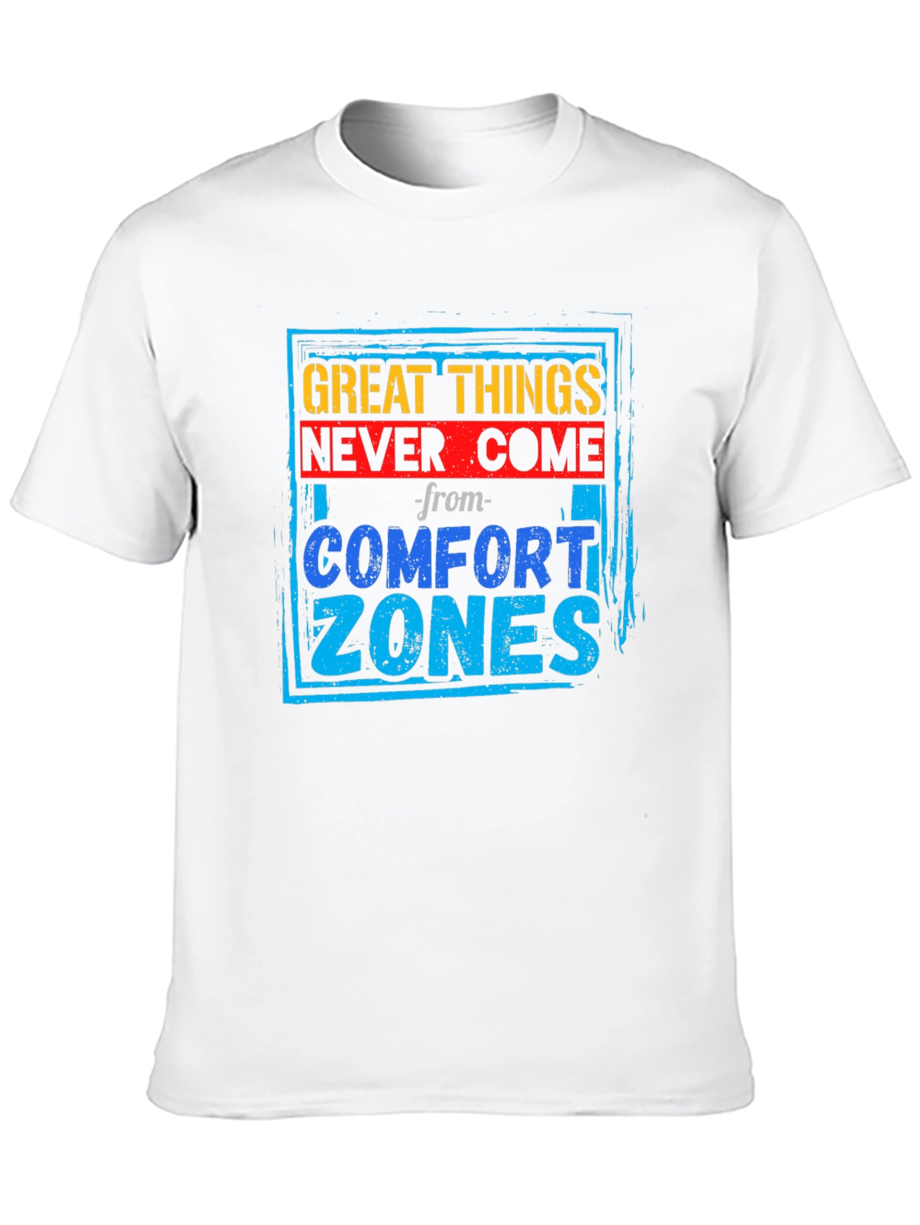 Motivational Graphic Tee - Comfort Zone T-Shirt