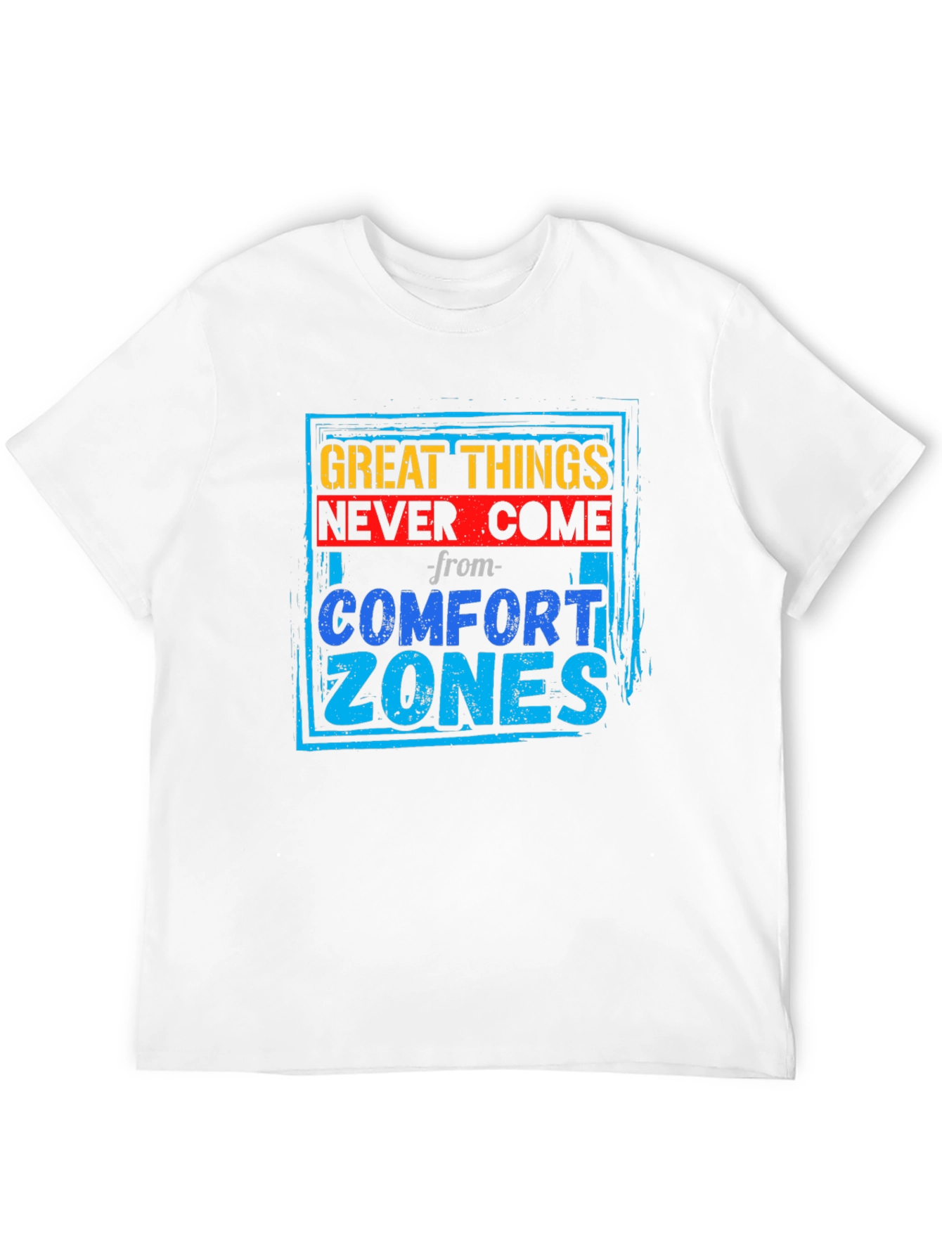 Motivational Graphic Tee - Comfort Zone T-Shirt