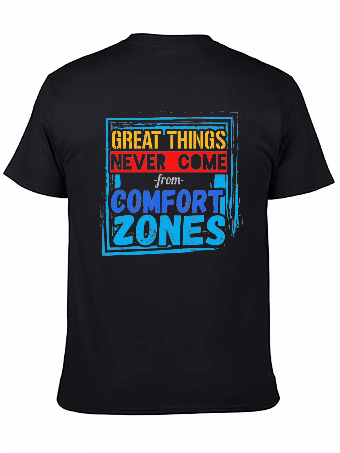 Motivational Graphic Tee - Comfort Zone T-Shirt