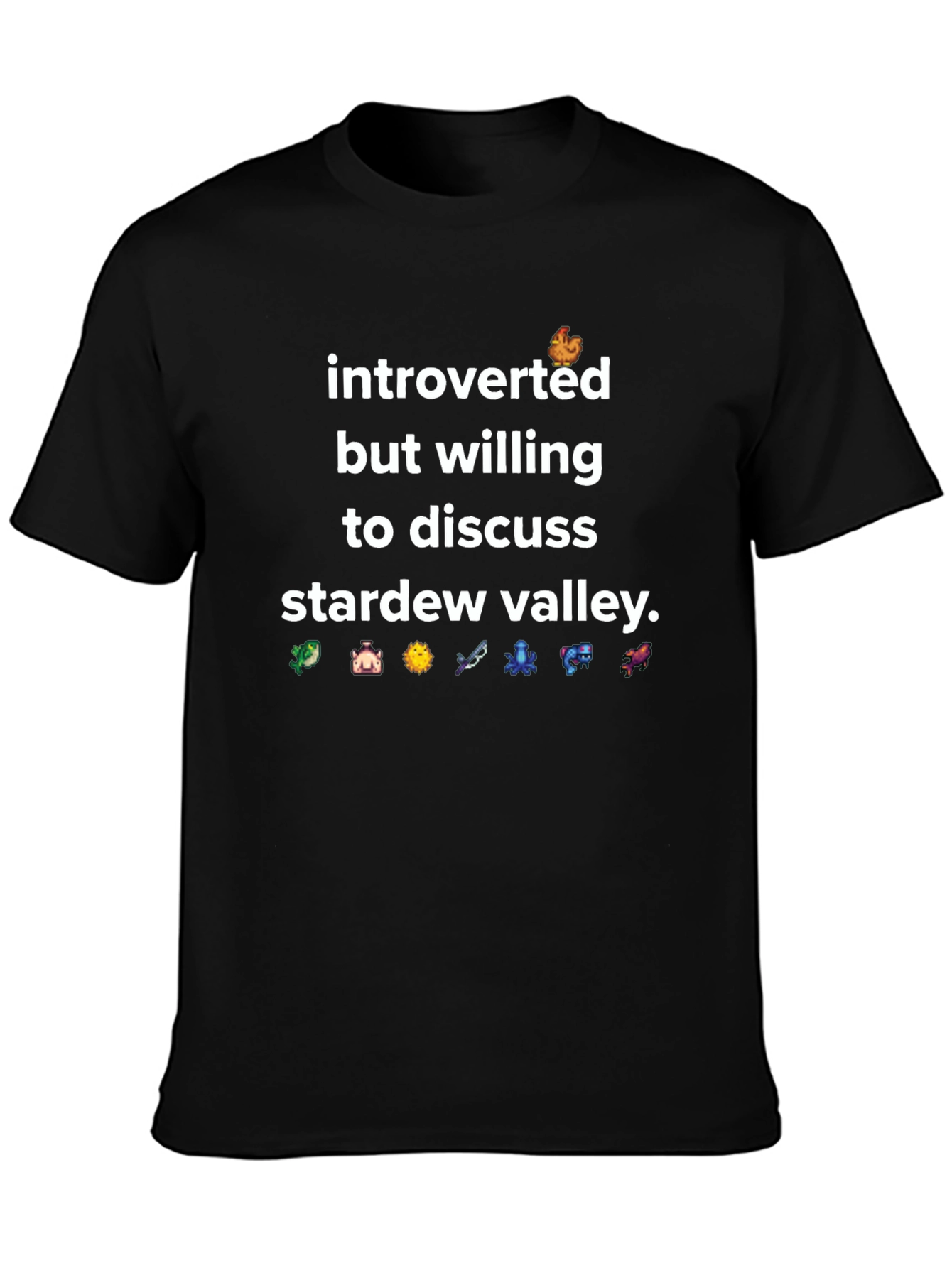 Introverted Stardew Valley T-Shirt - Gamer Tee