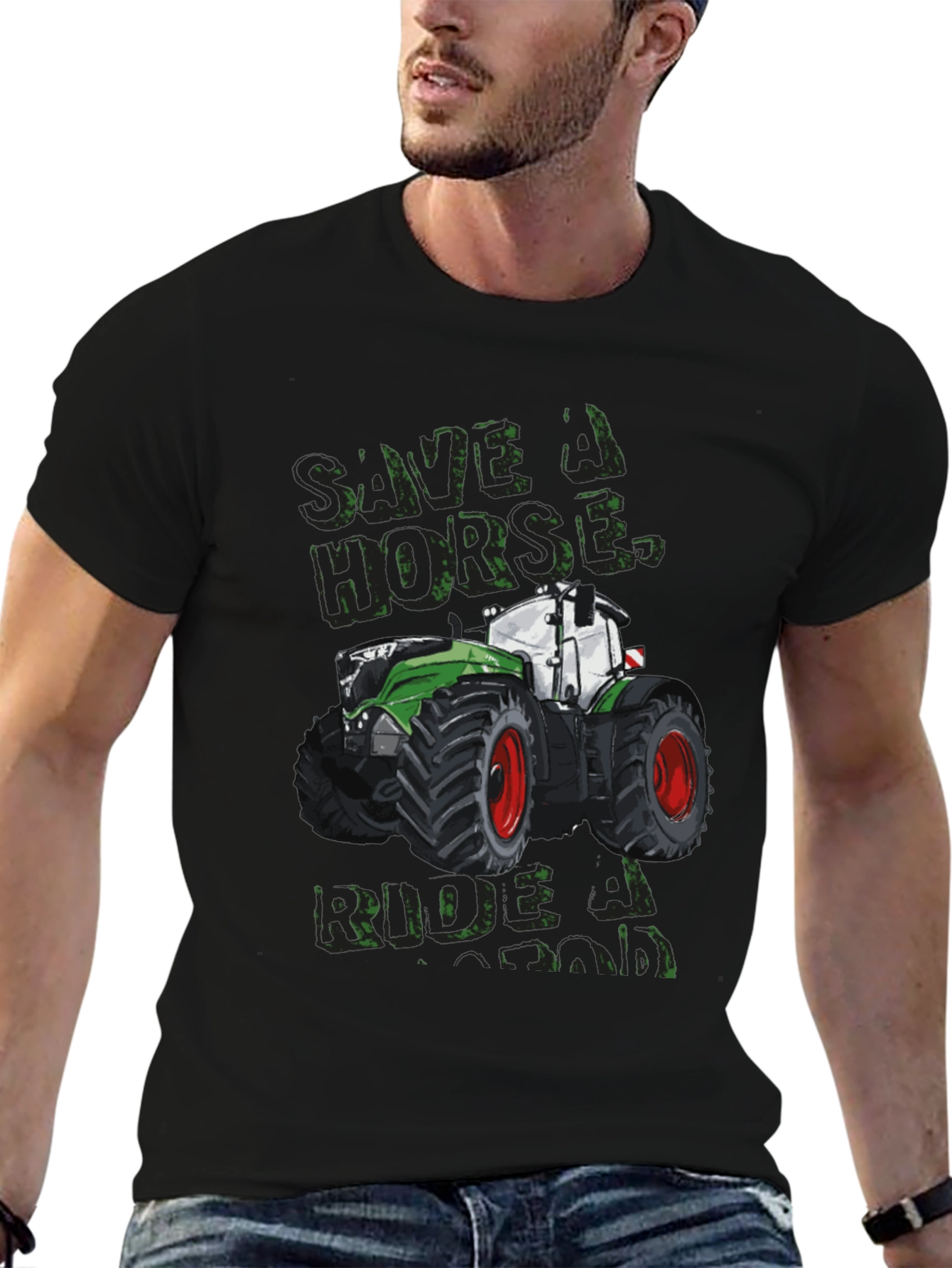 Save A Horse Ride A Tractor Tee