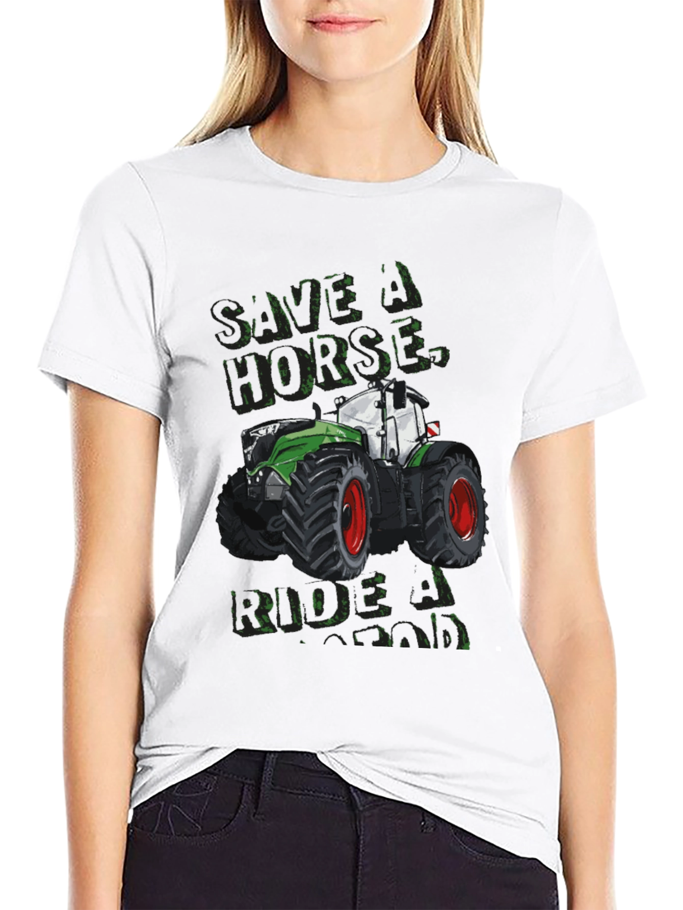 Save A Horse Ride A Tractor Tee