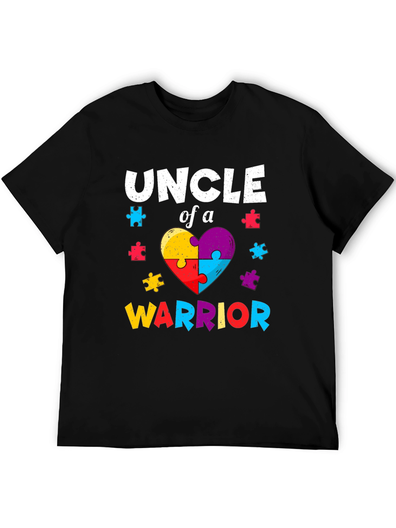 Uncle of a Warrior Autism Awareness T-Shirt