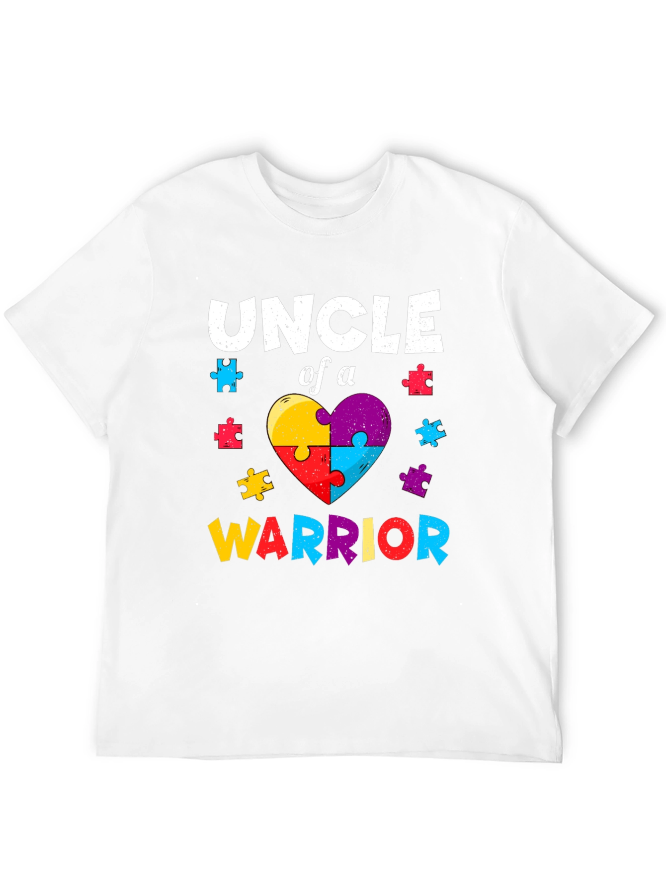 Uncle of a Warrior Autism Awareness T-Shirt