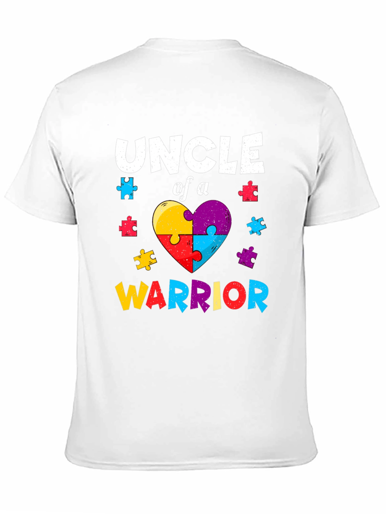 Uncle of a Warrior Autism Awareness T-Shirt