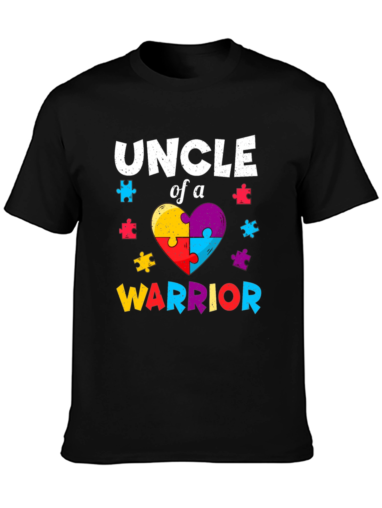 Uncle of a Warrior Autism Awareness T-Shirt