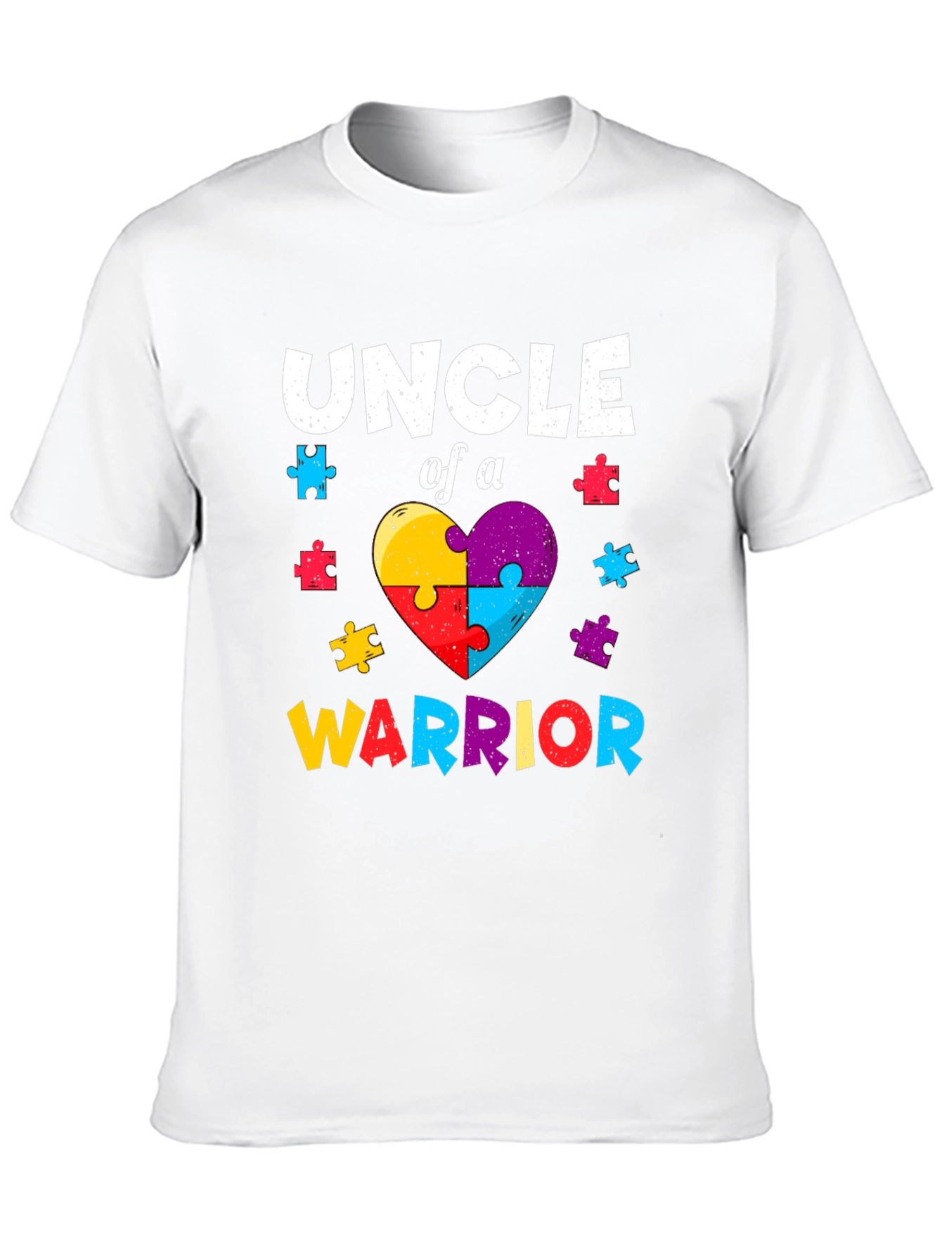 Uncle of a Warrior Autism Awareness T-Shirt