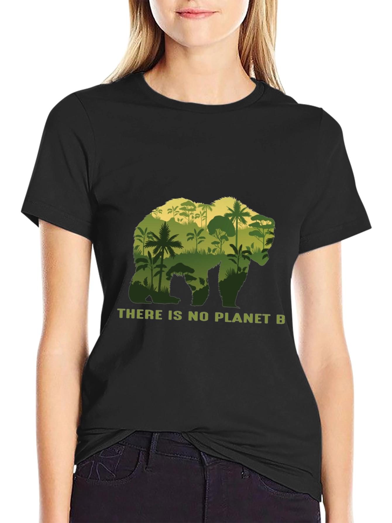 Planet B Bear Graphic T-Shirt