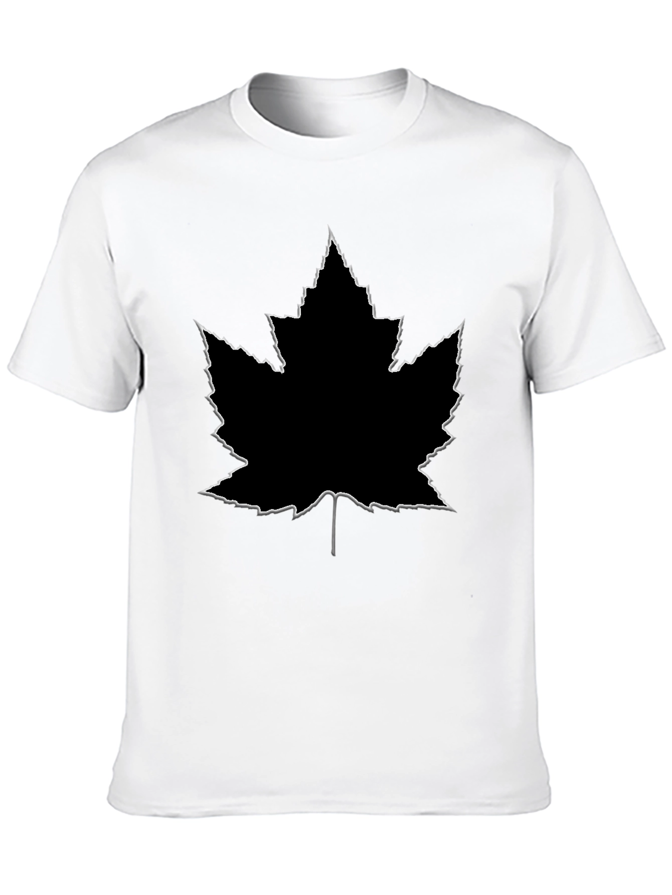 Maple Leaf Graphic Tee - Casual Style