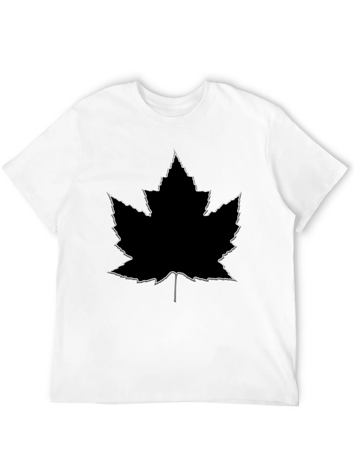 Maple Leaf Graphic Tee - Casual Style