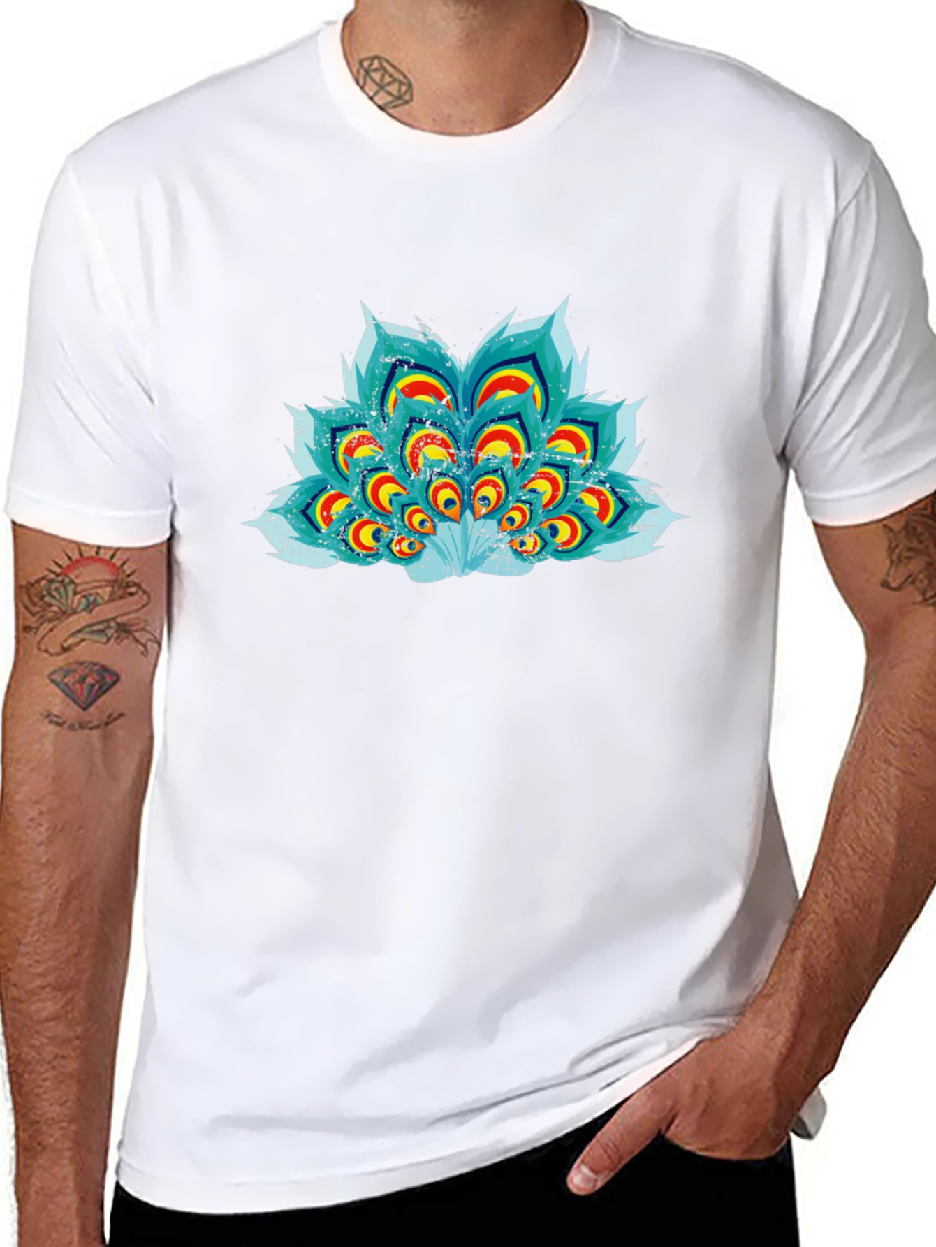 Abstract Graphic Tee - Modern Comfort Fit