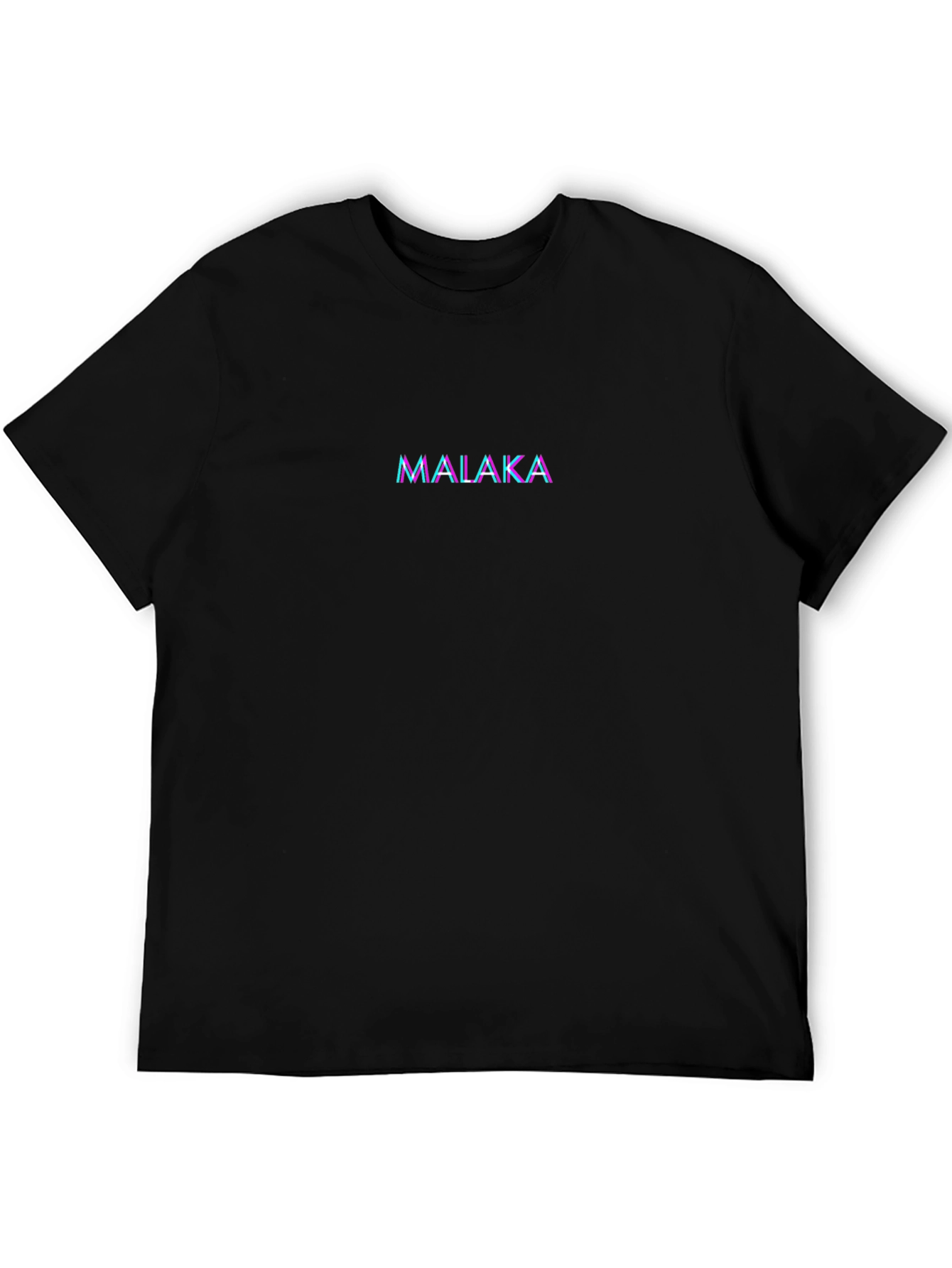 Malaka Glitch Tee - Stylish Graphic Print Shirt