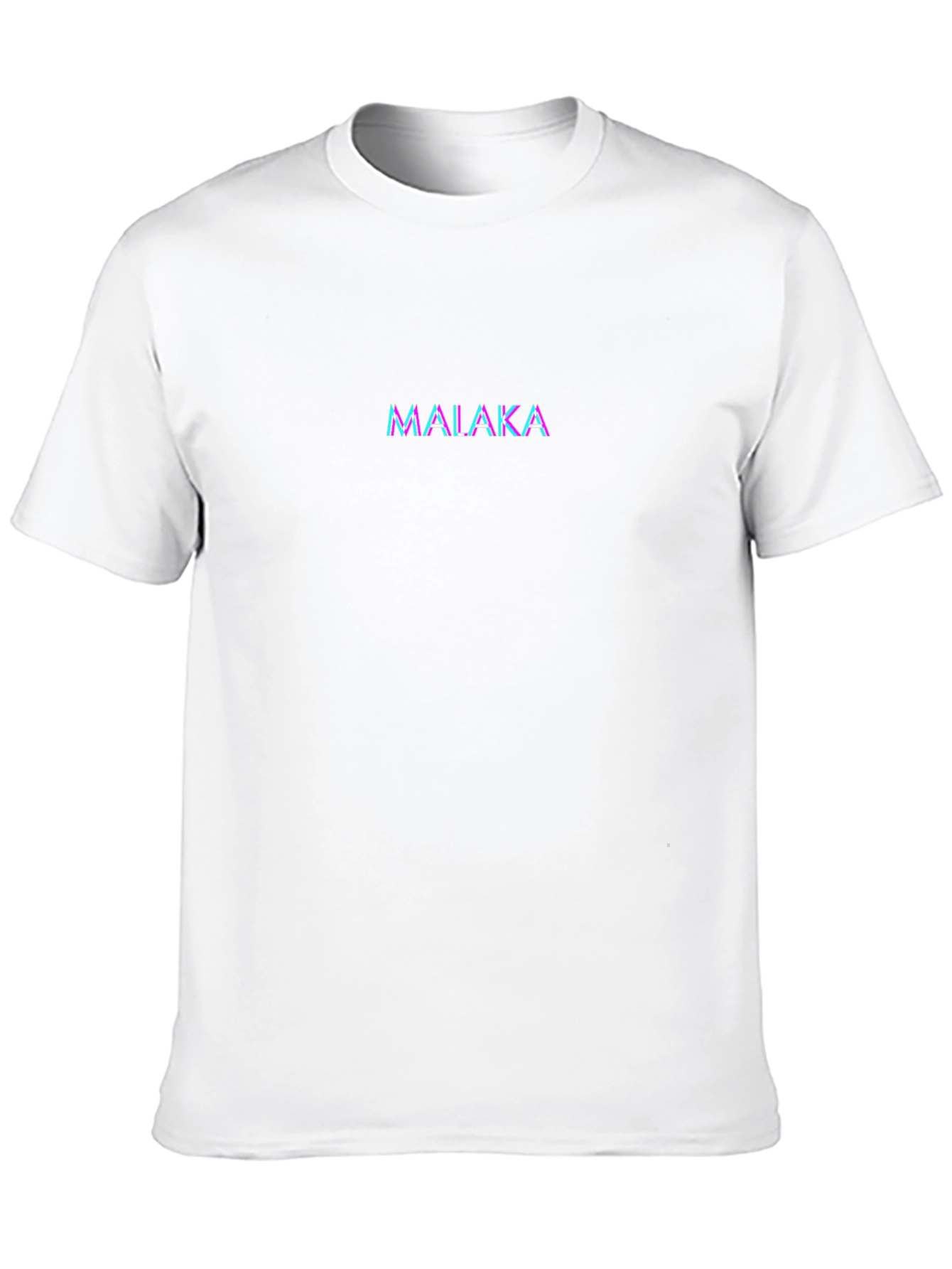 Malaka Glitch Tee - Stylish Graphic Print Shirt