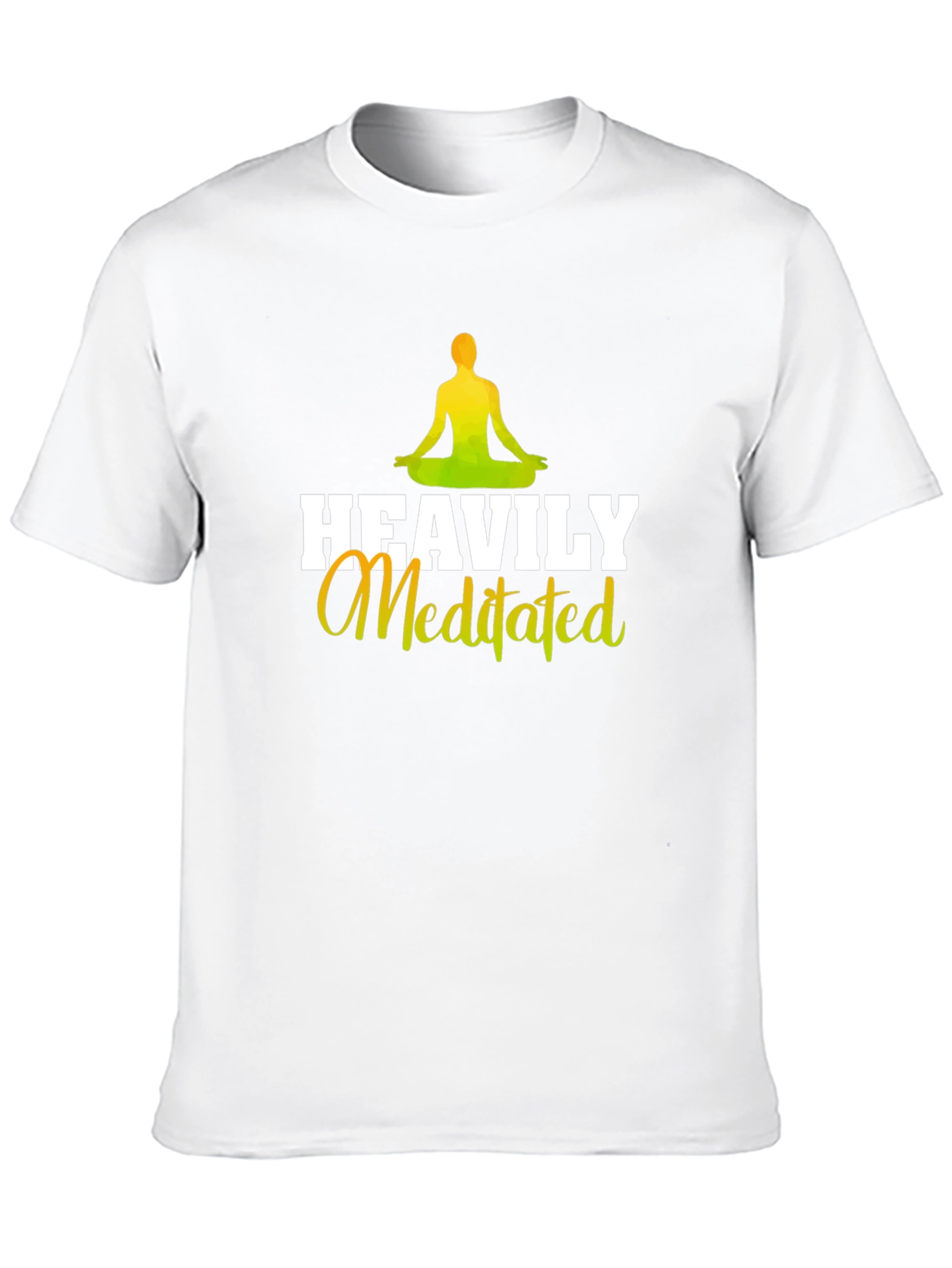 Heavily Meditated Graphic Tee - Yoga & Meditation Shirt