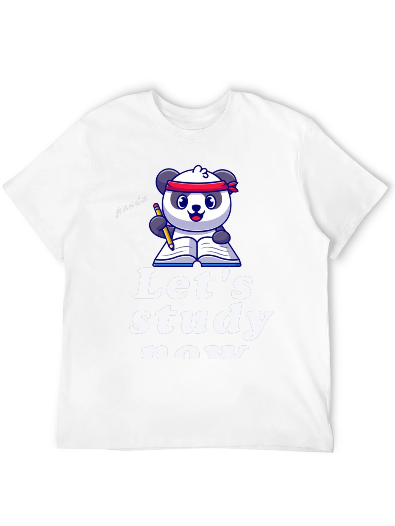 Study Panda Black T-Shirt