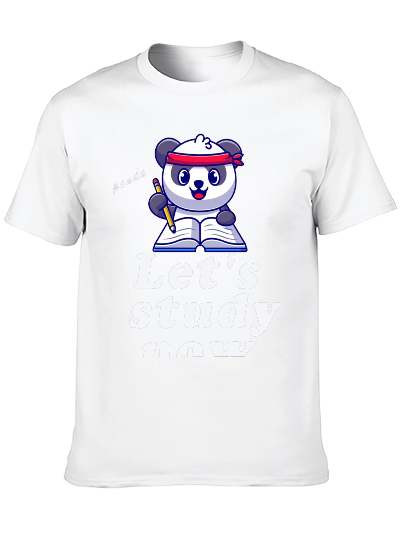 Study Panda Black T-Shirt