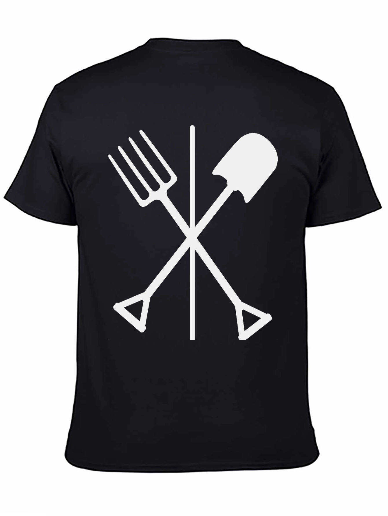 Gardeners Cross T-Shirt - Black Cotton Tee