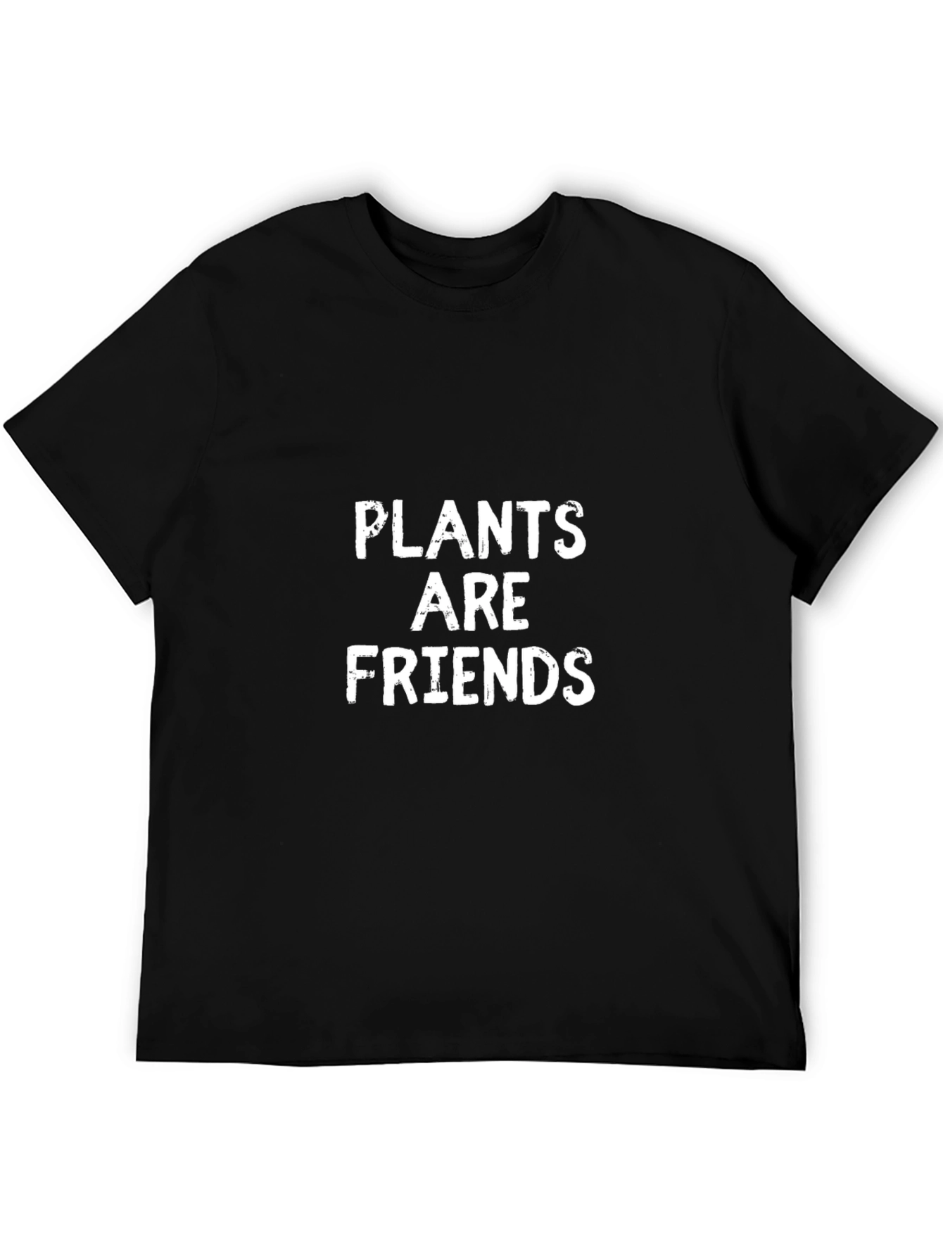 Plants are Friends Black Graphic Tee