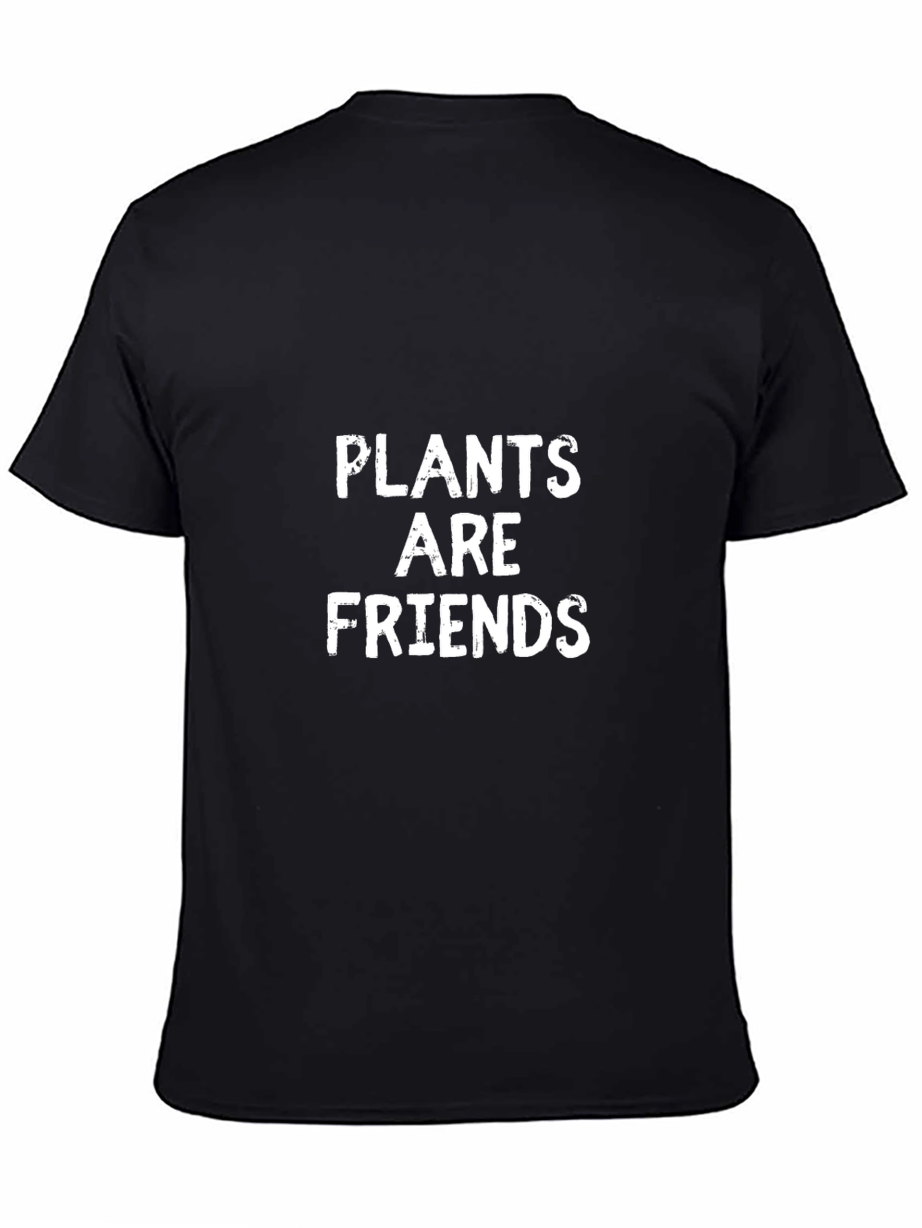Plants are Friends Black Graphic Tee