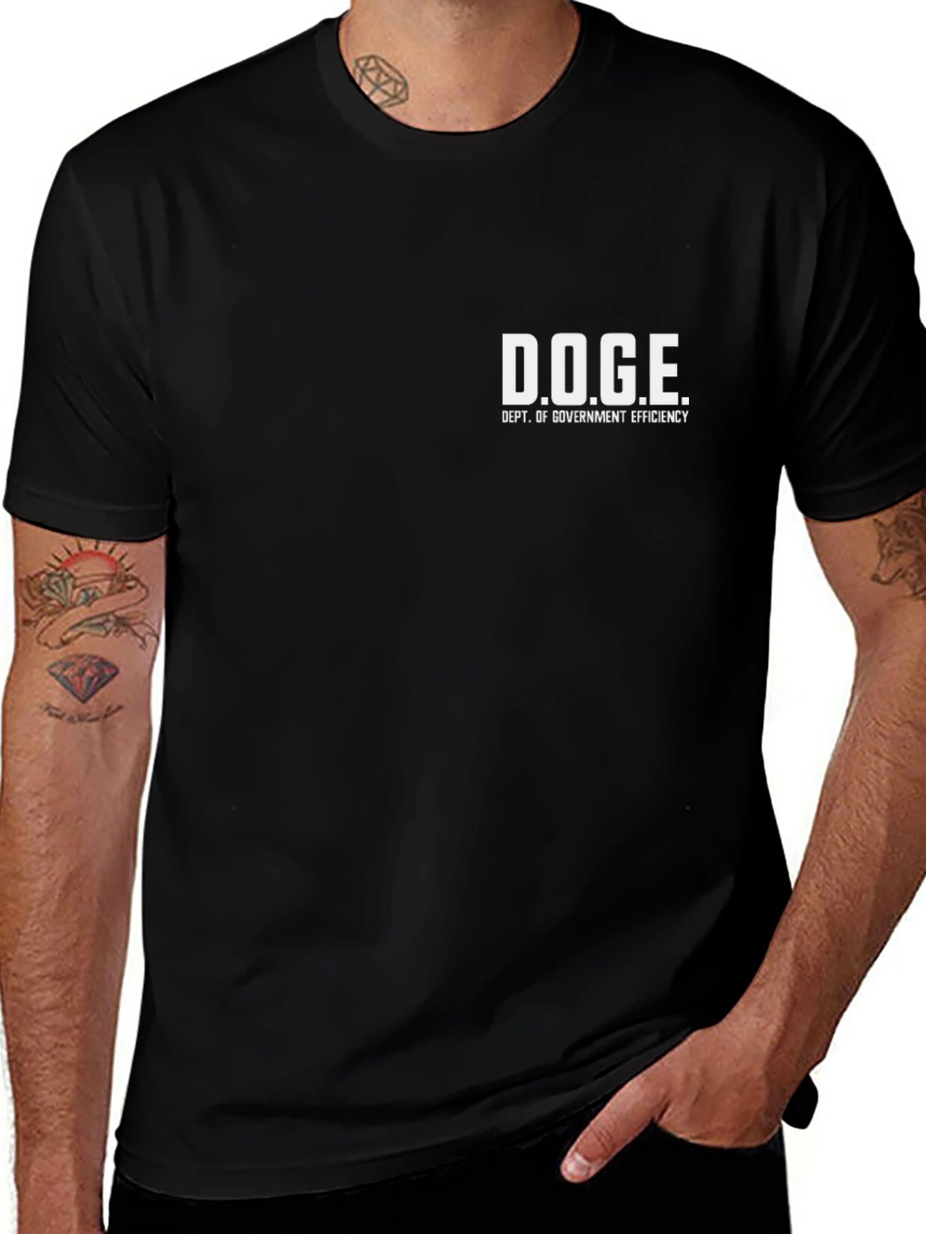 D.O.G.E. Dept. of Government Efficiency Graphic T-Shirt