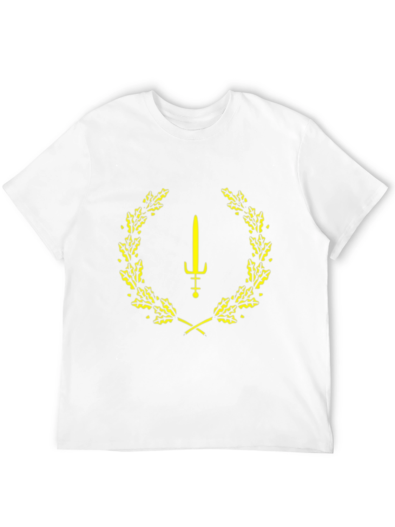 Sword & Laurel Wreath Graphic Tee - Black
