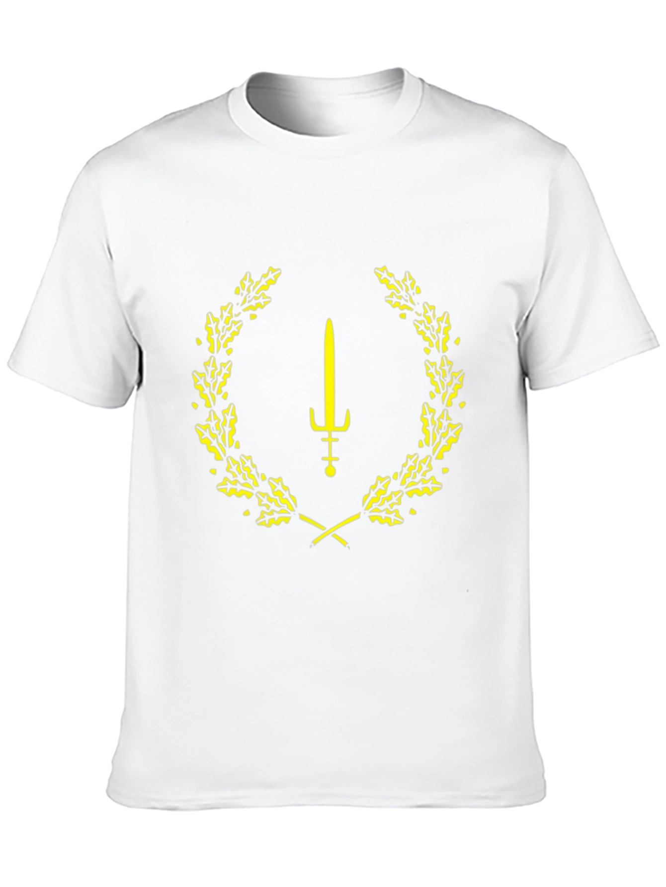 Sword & Laurel Wreath Graphic Tee - Black