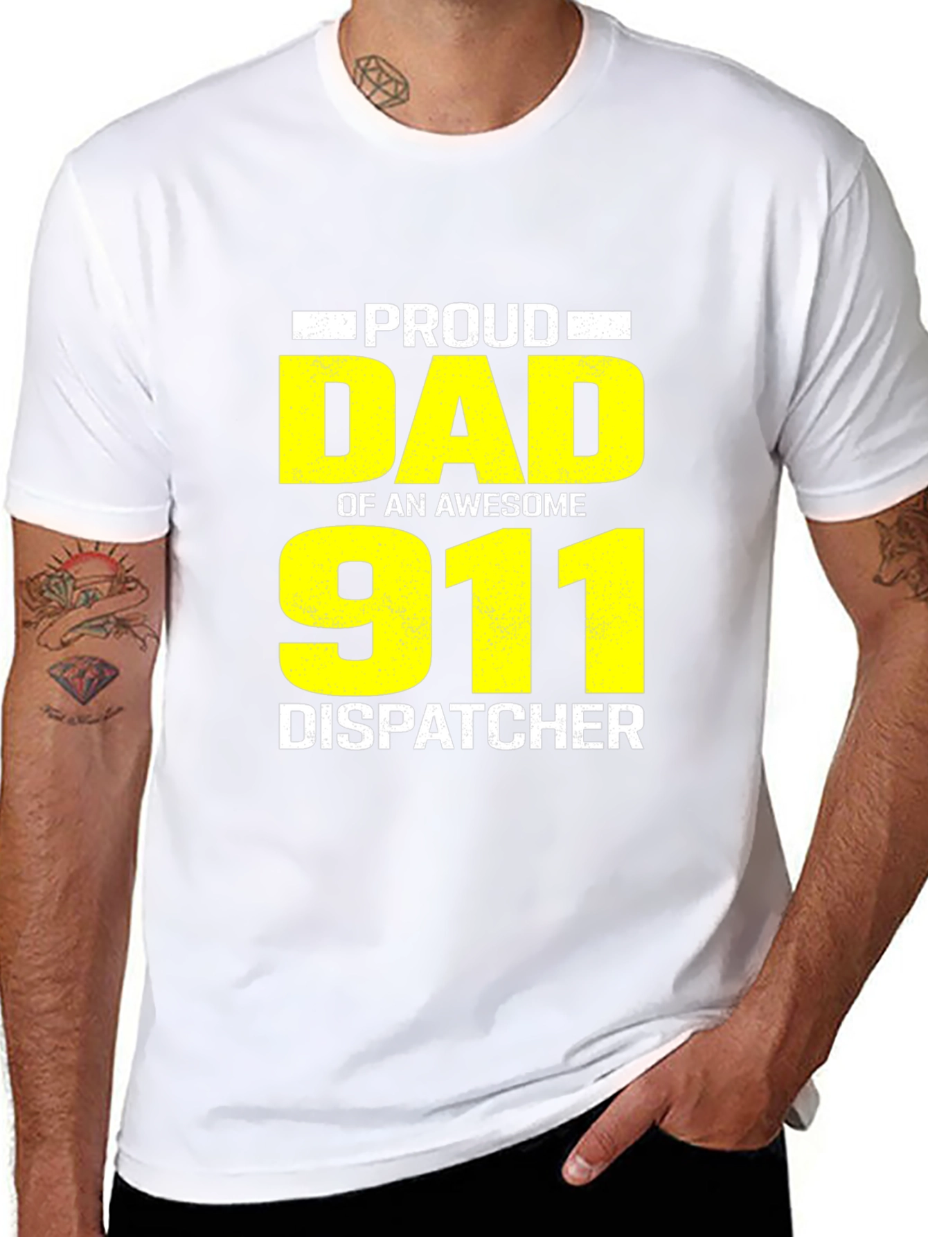 Proud Dad of an Awesome 911 Dispatcher T-Shirt