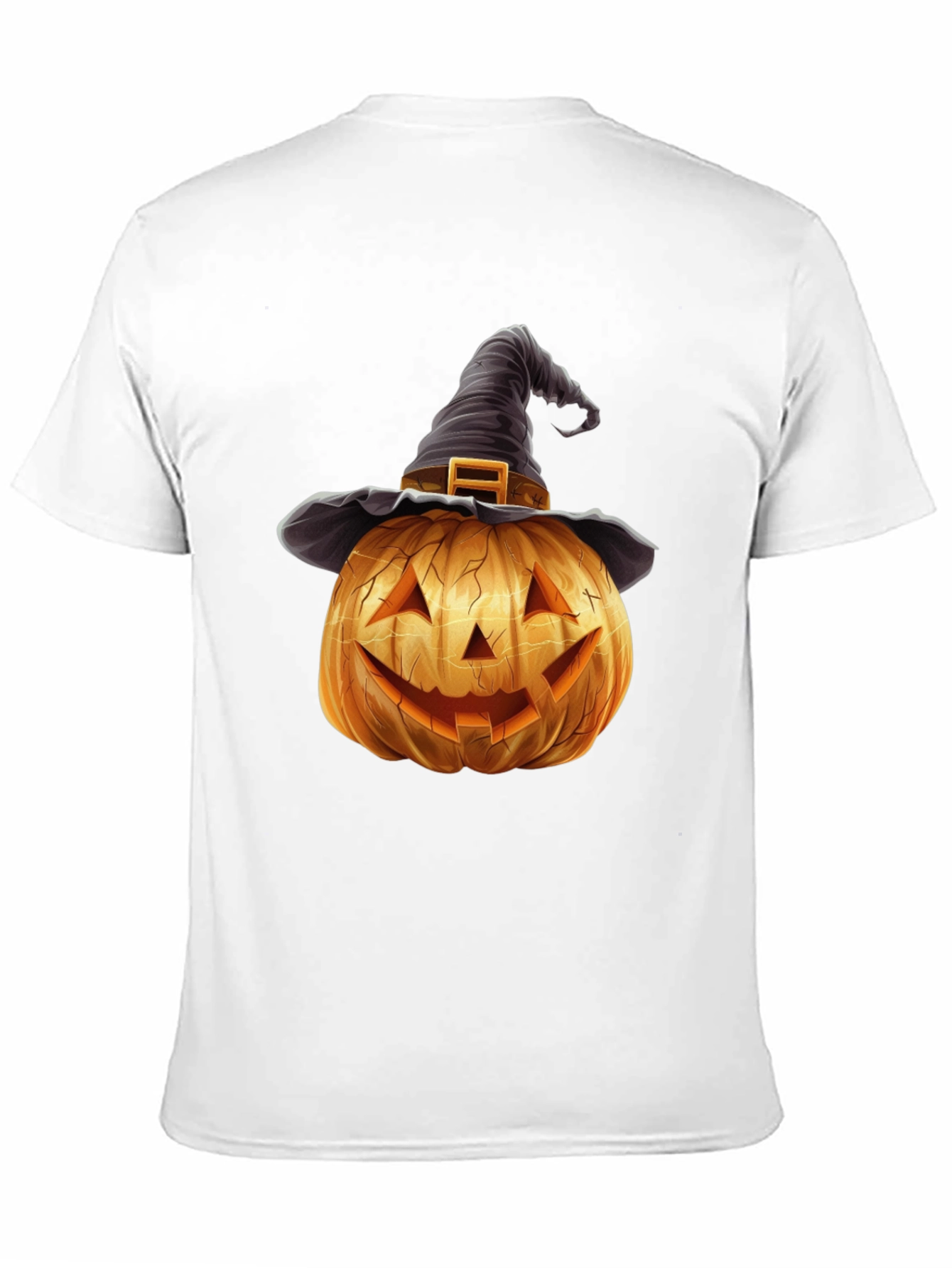 Halloween Pumpkin Witch Hat T-Shirt