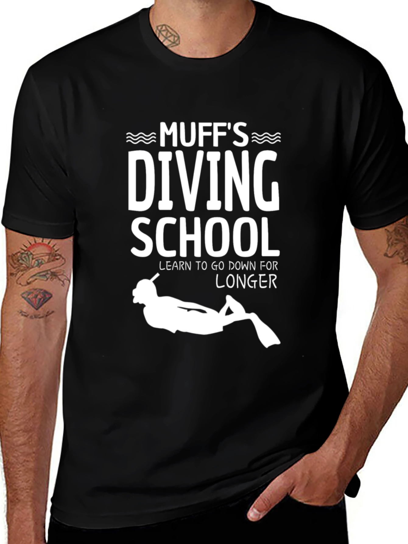 Humorous Diving School T-Shirt
