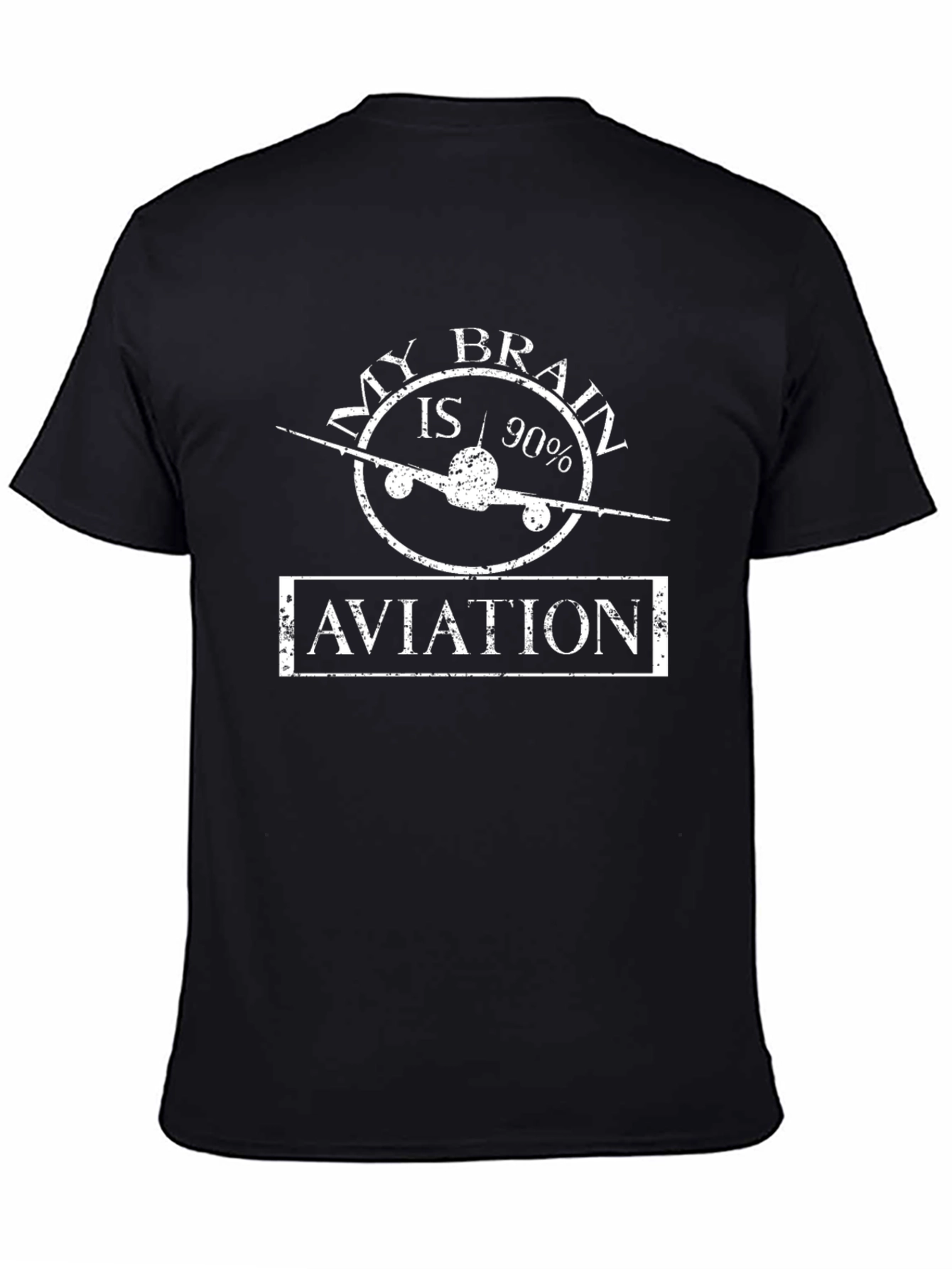 Aviation T-Shirt - My Brain is 90% Aviation