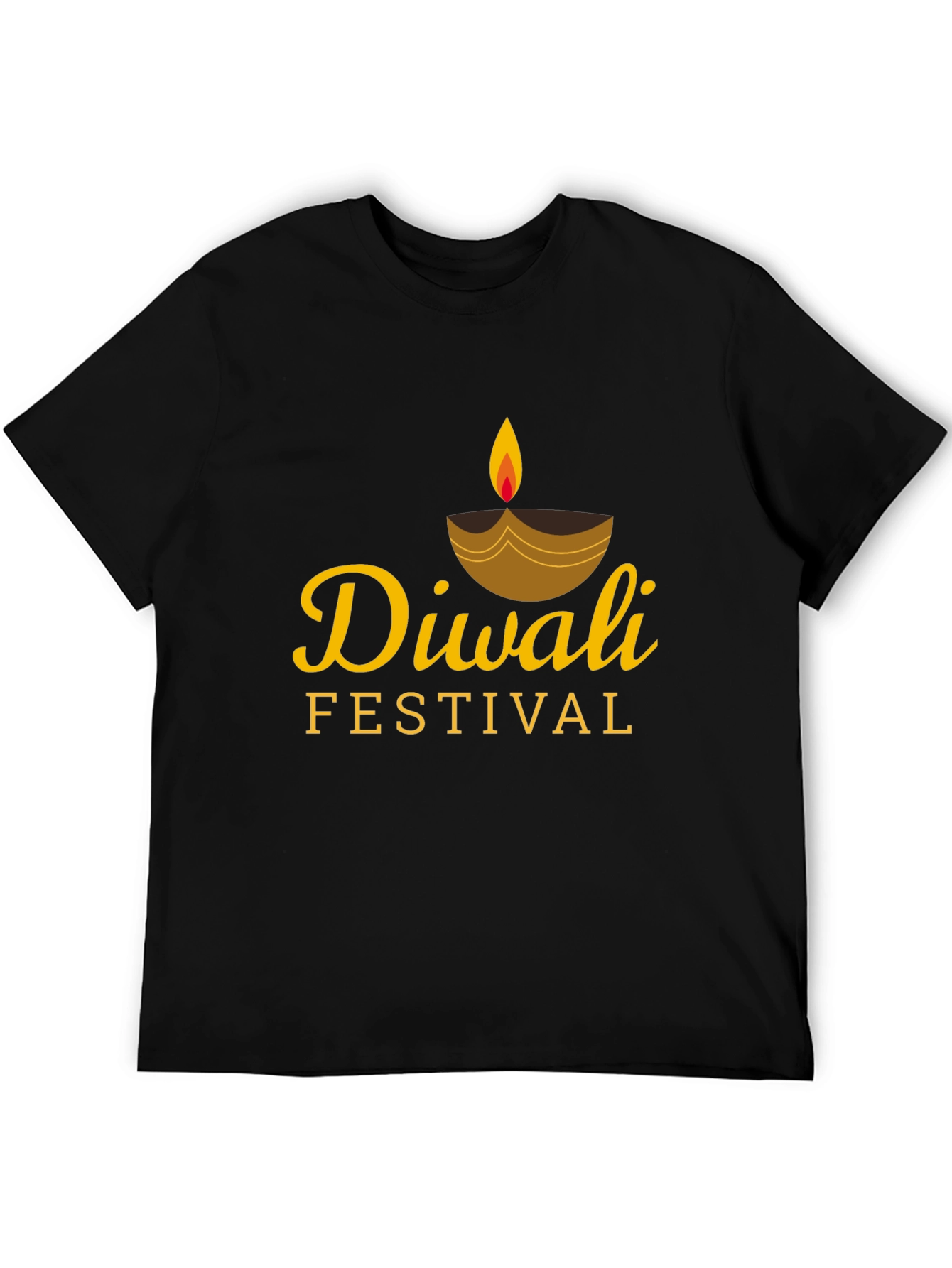 Diwali Festival Graphic Print T-Shirt