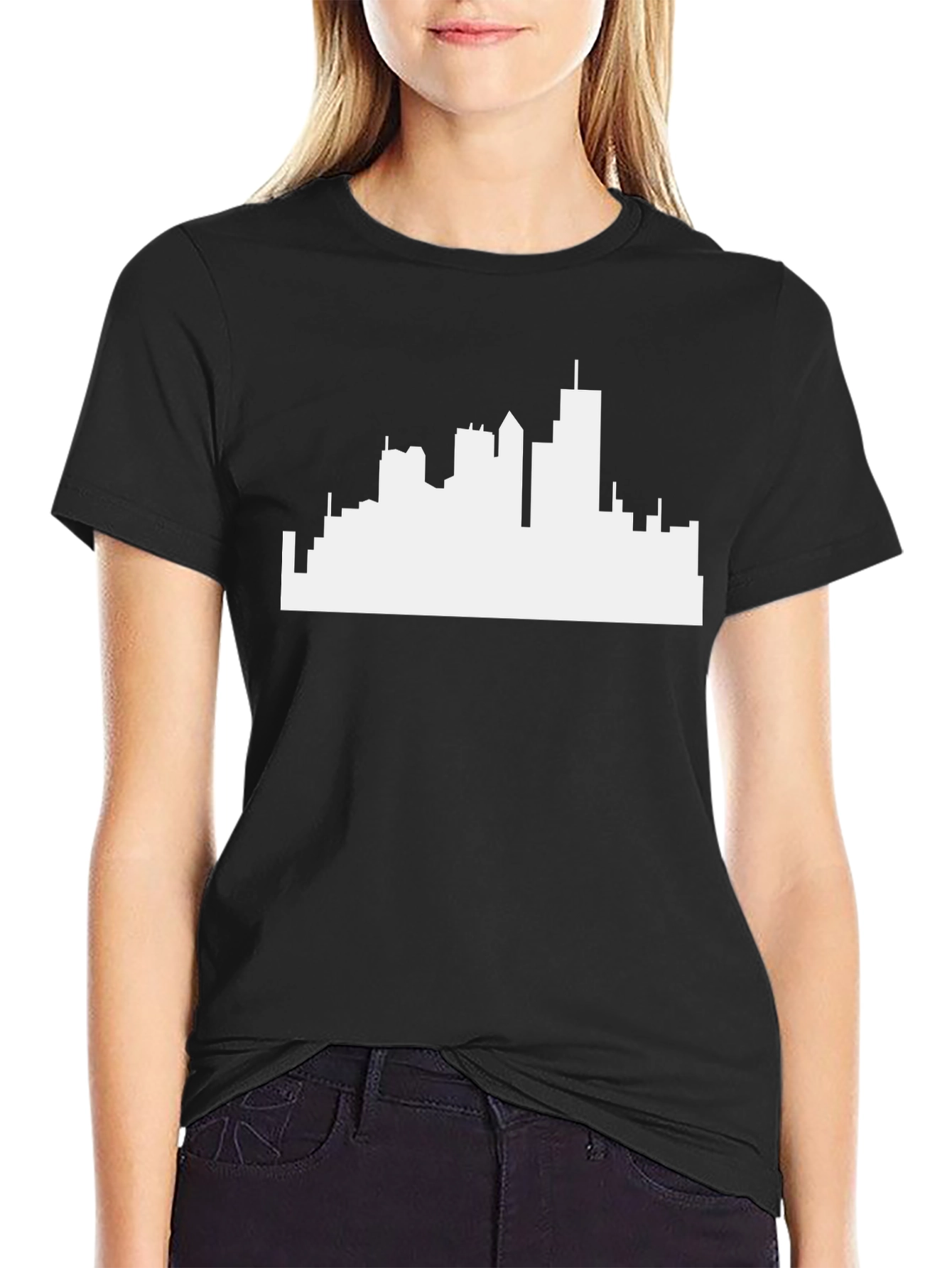 Cityscape Graphic Tee - Modern Style