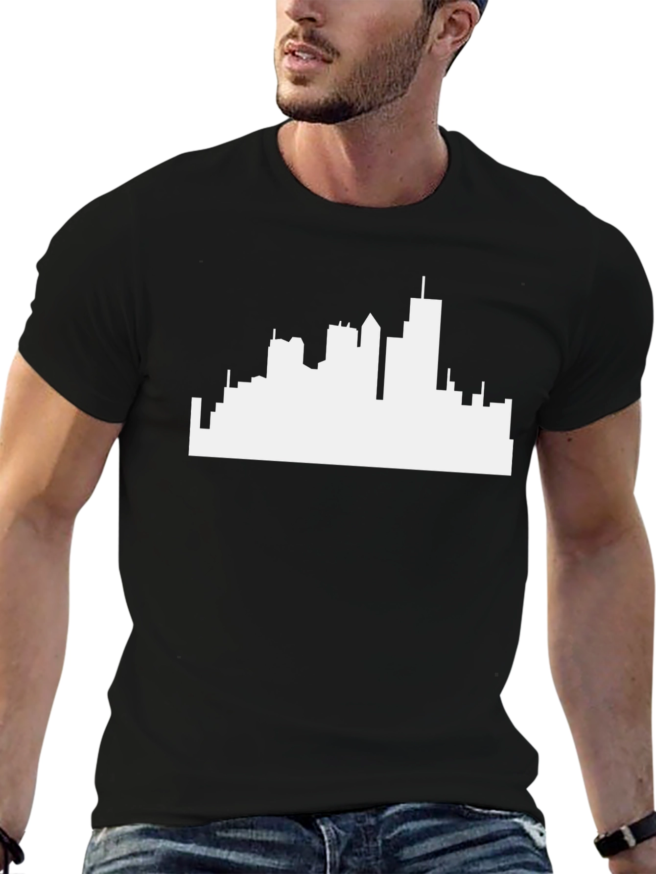 Cityscape Graphic Tee - Modern Style