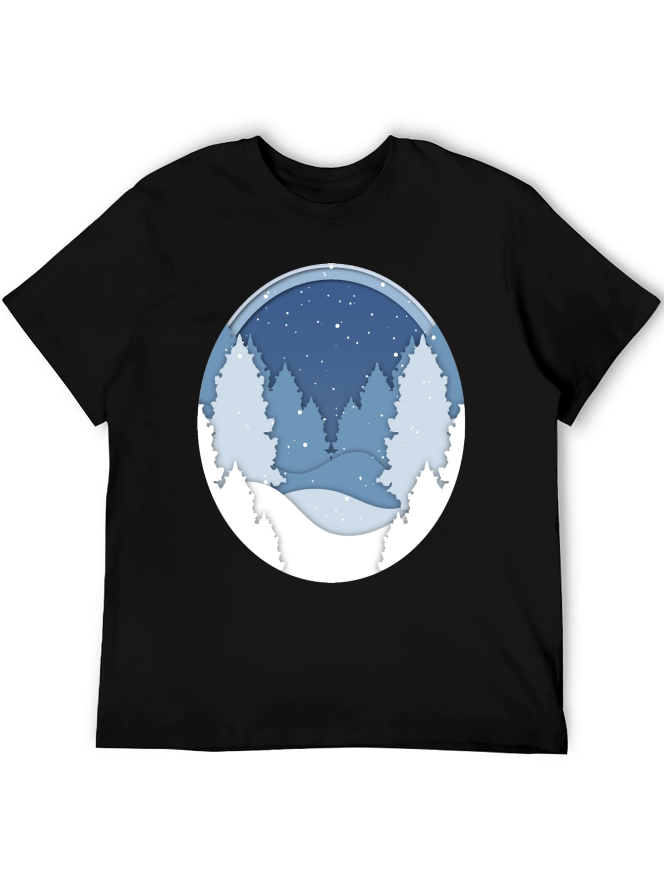 Winter Scene Graphic Tee - Stylish and Comfortable