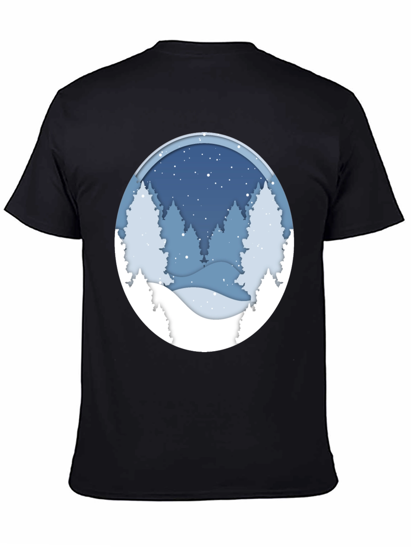 Winter Scene Graphic Tee - Stylish and Comfortable