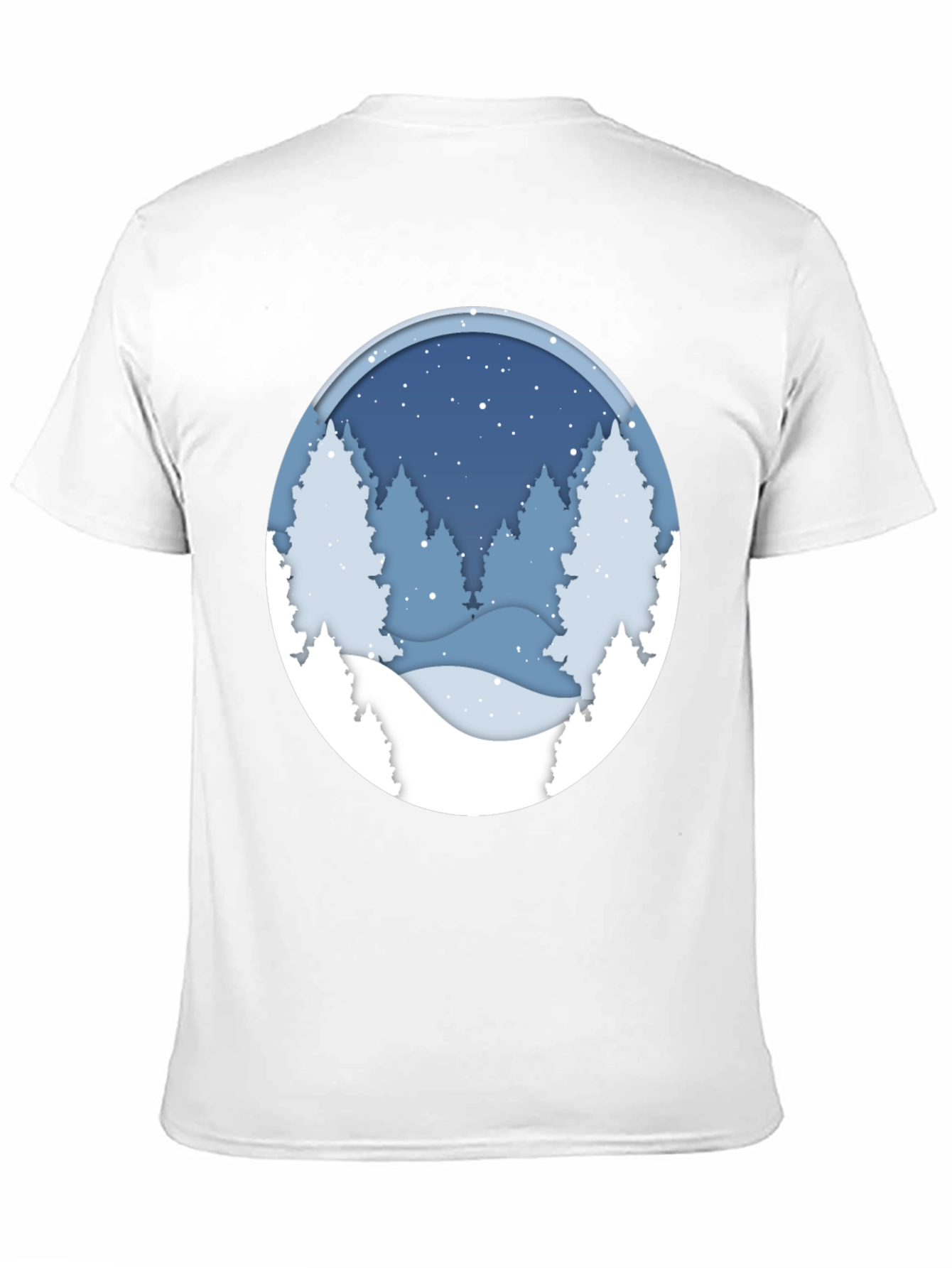 Winter Scene Graphic Tee - Stylish and Comfortable