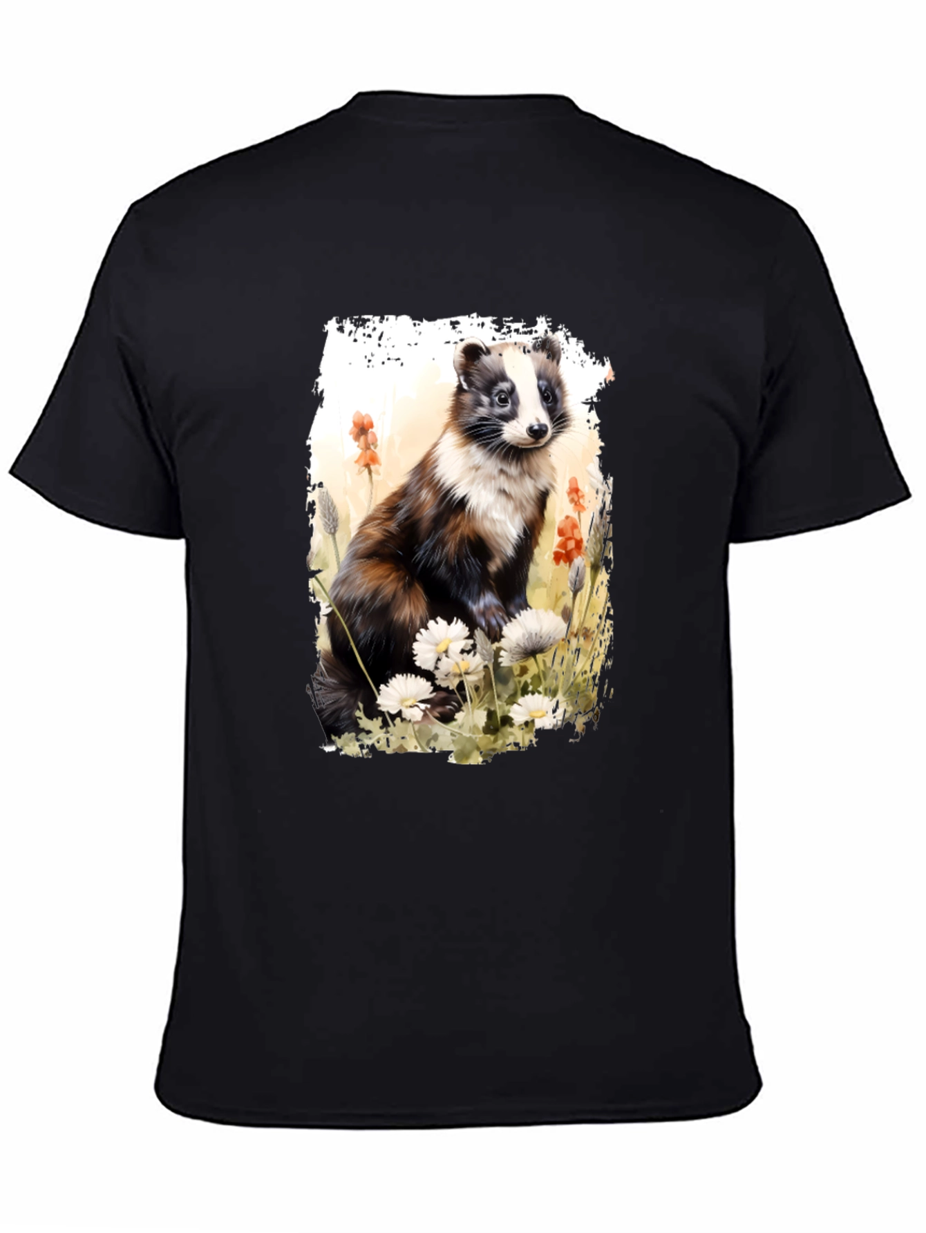 Badger Graphic Tee - Nature Inspired Design