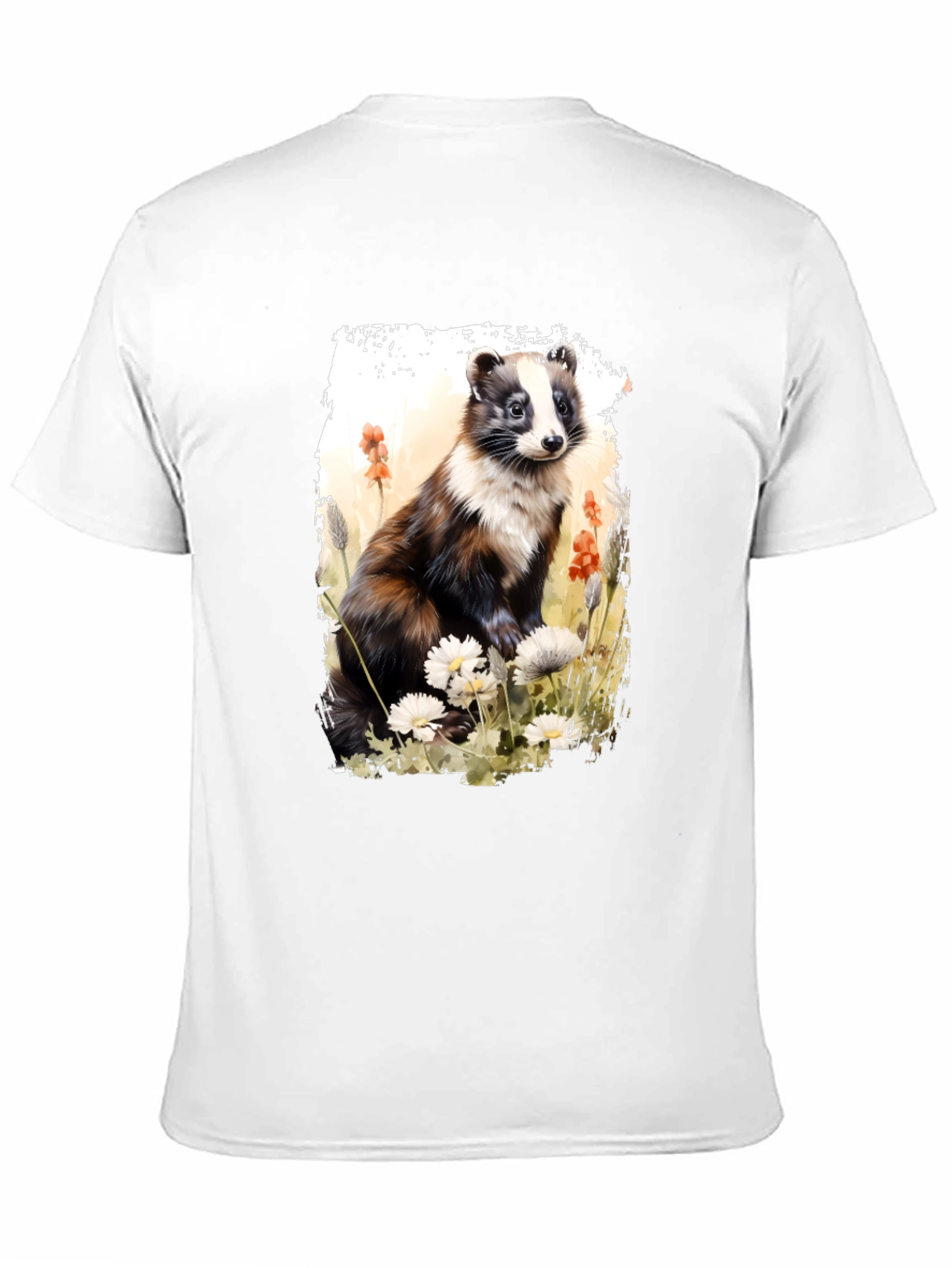 Badger Graphic Tee - Nature Inspired Design