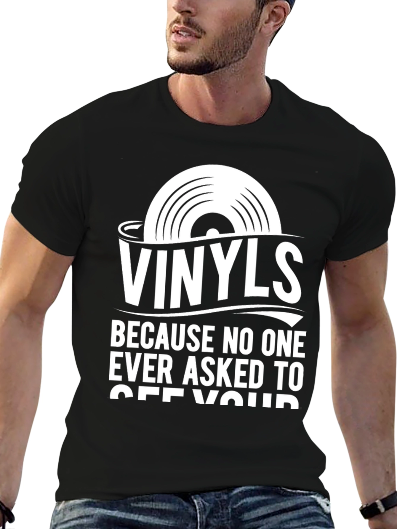 Vinyls T-Shirt - Funny Music Lover Tee