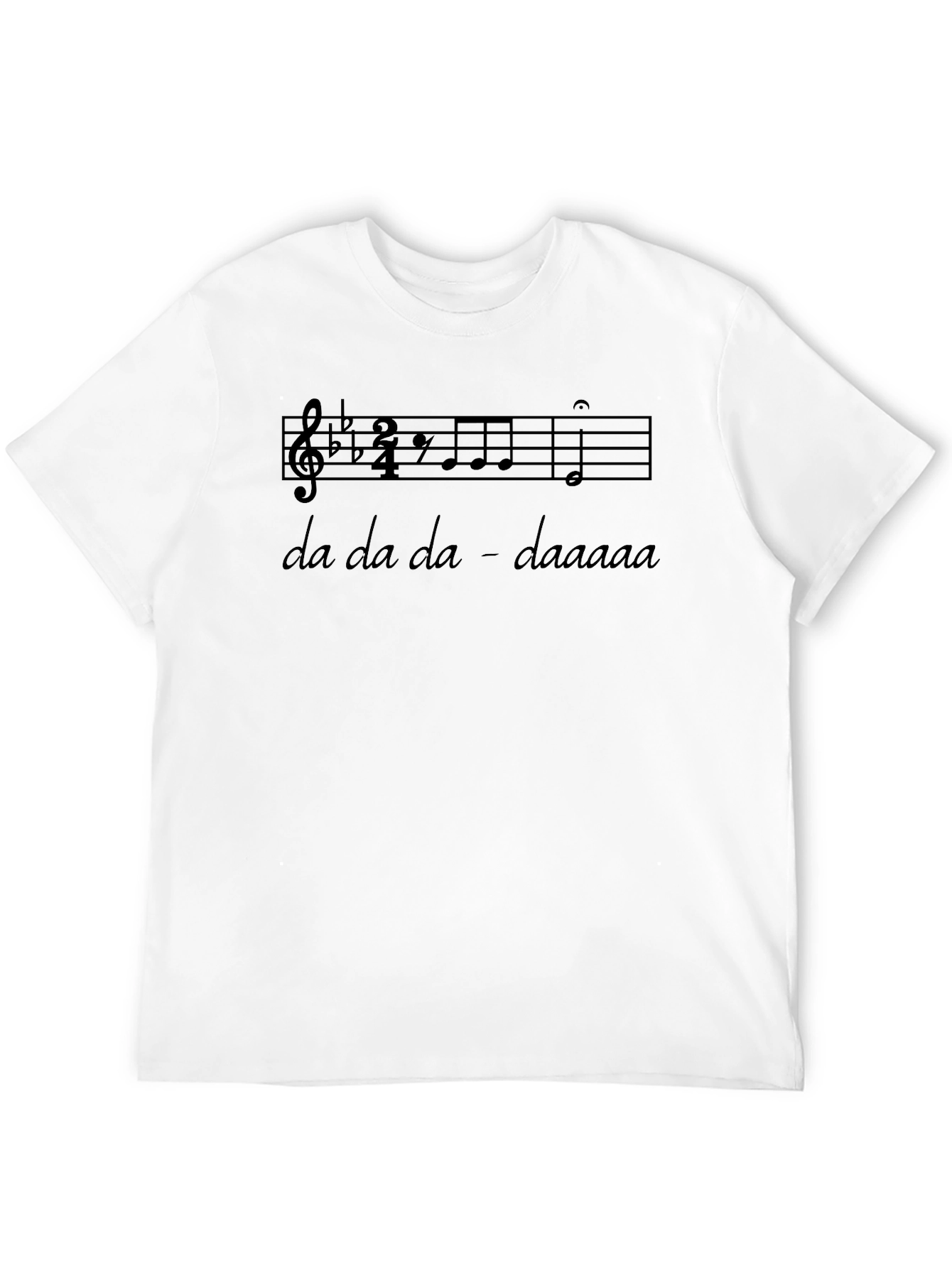 Musical Note Da Da Da T-Shirt