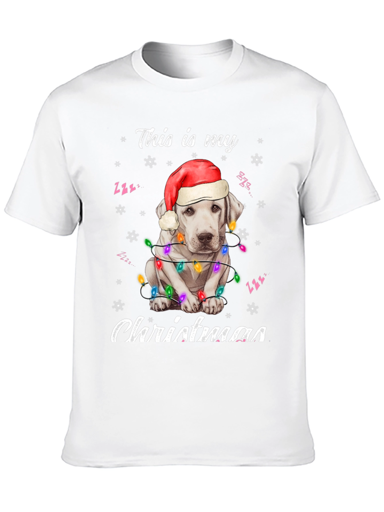 Christmas Dog T-Shirt - Festive Holiday Apparel