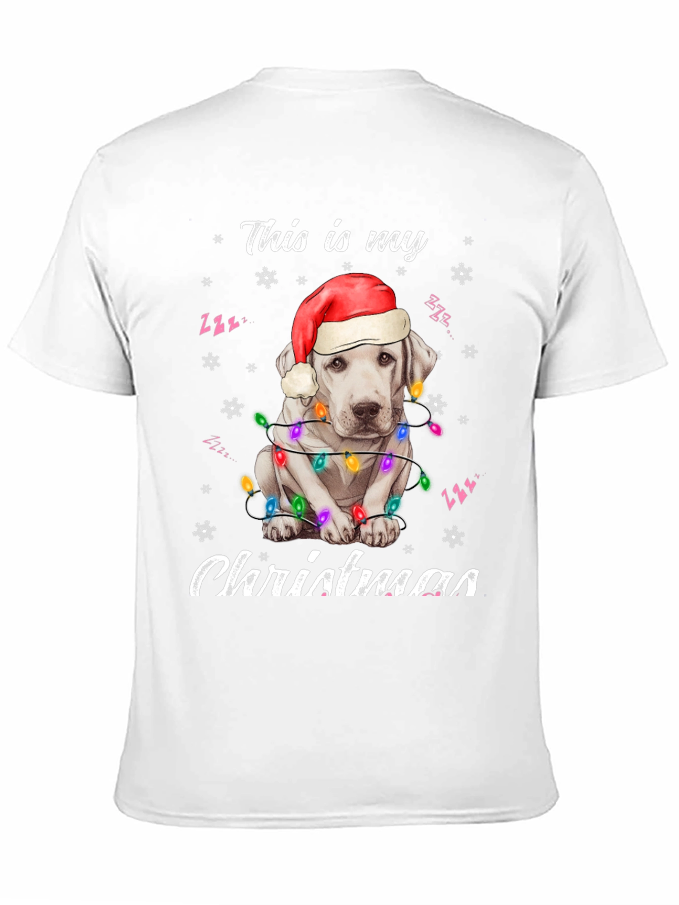 Christmas Dog T-Shirt - Festive Holiday Apparel