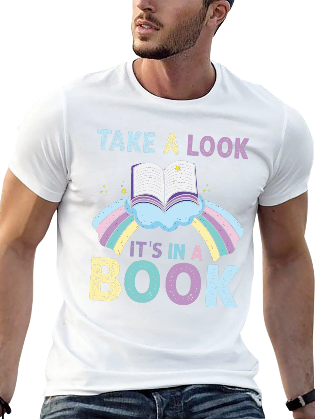 Take A Look Its In A Book Graphic Tee