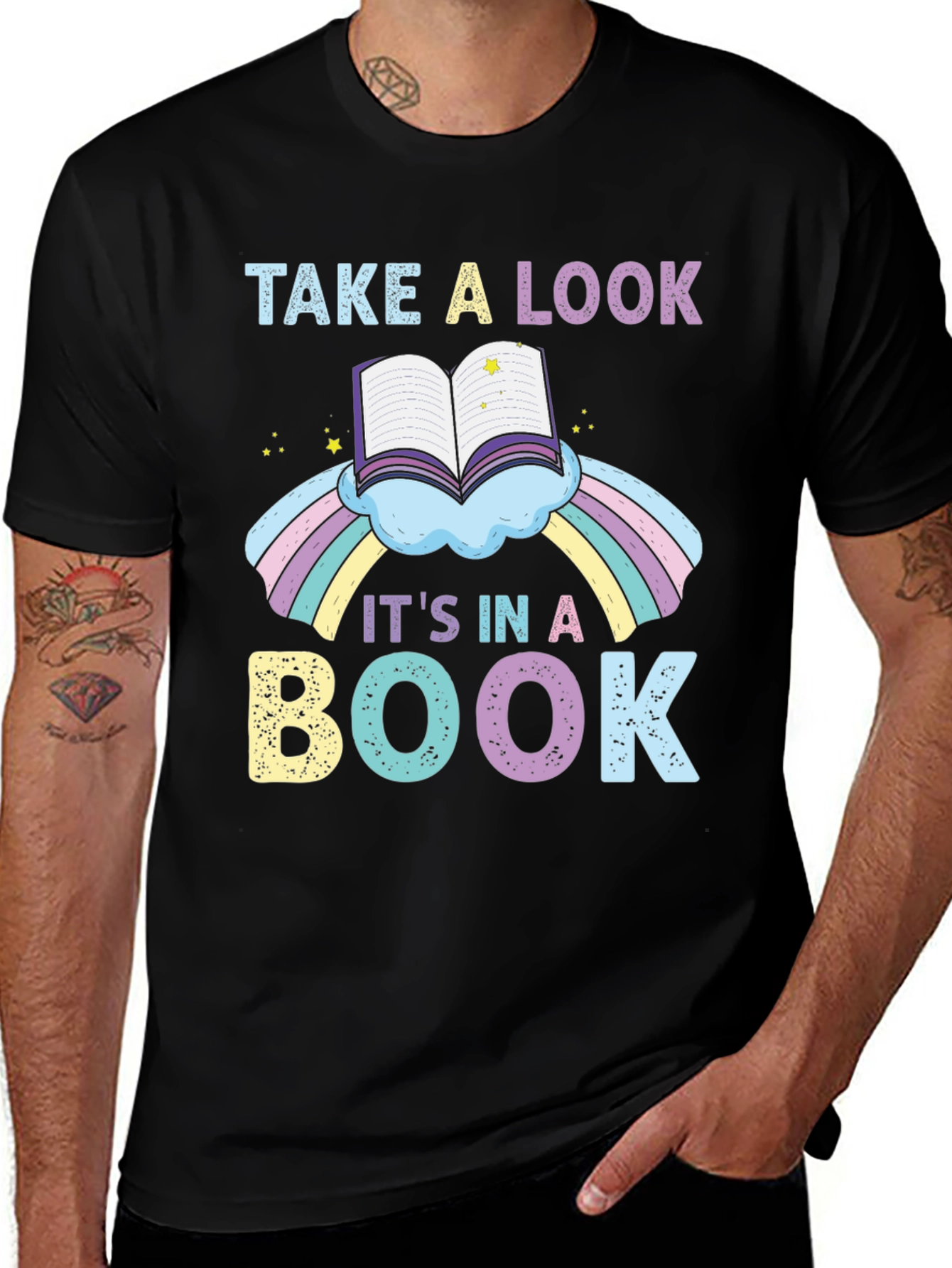 Take A Look Its In A Book Graphic Tee