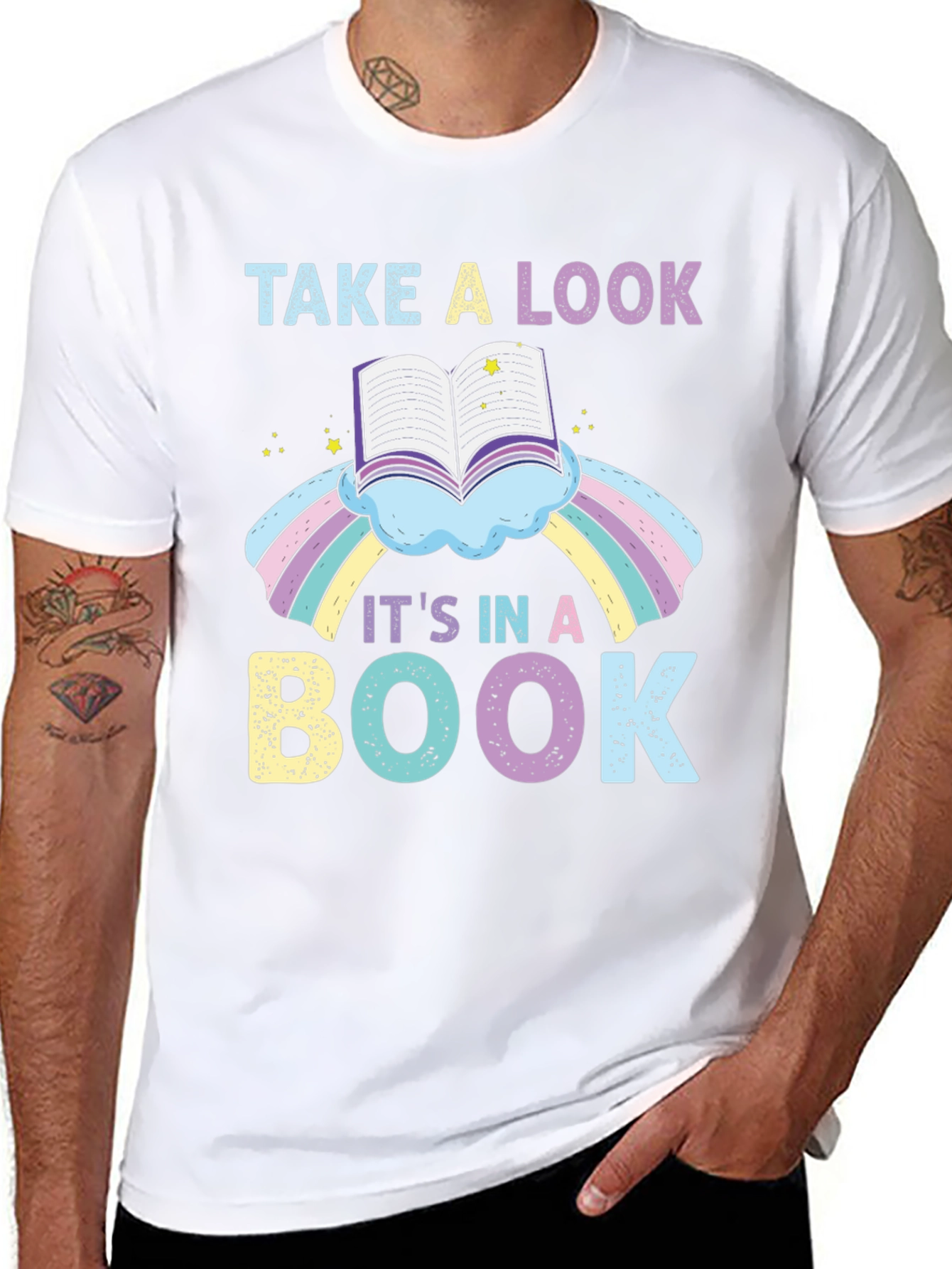 Take A Look Its In A Book Graphic Tee