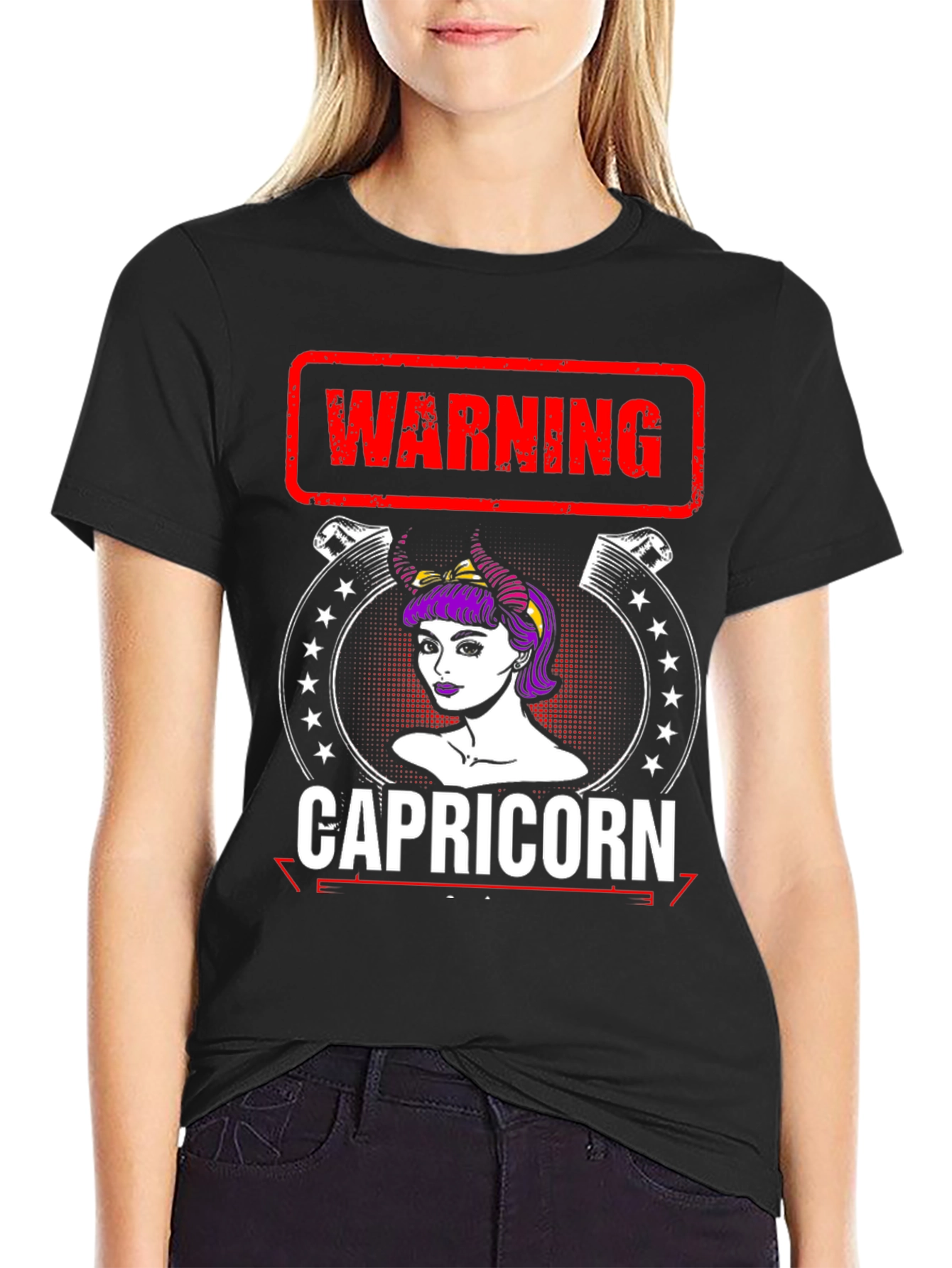 Warning Capricorn Graphic Tee